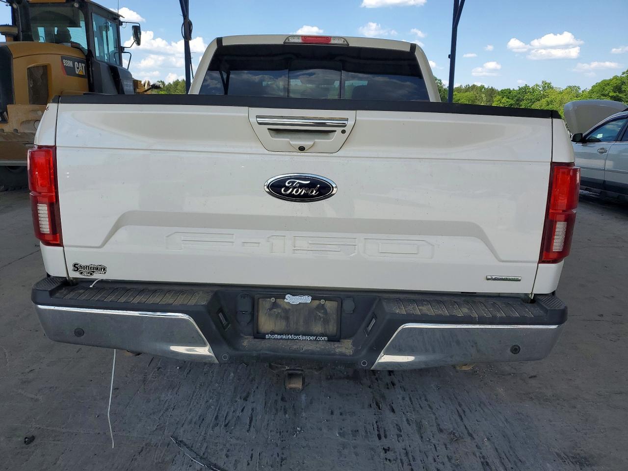 2019 Ford F150 Supercrew White vin: 1FTEW1C45KFD42102