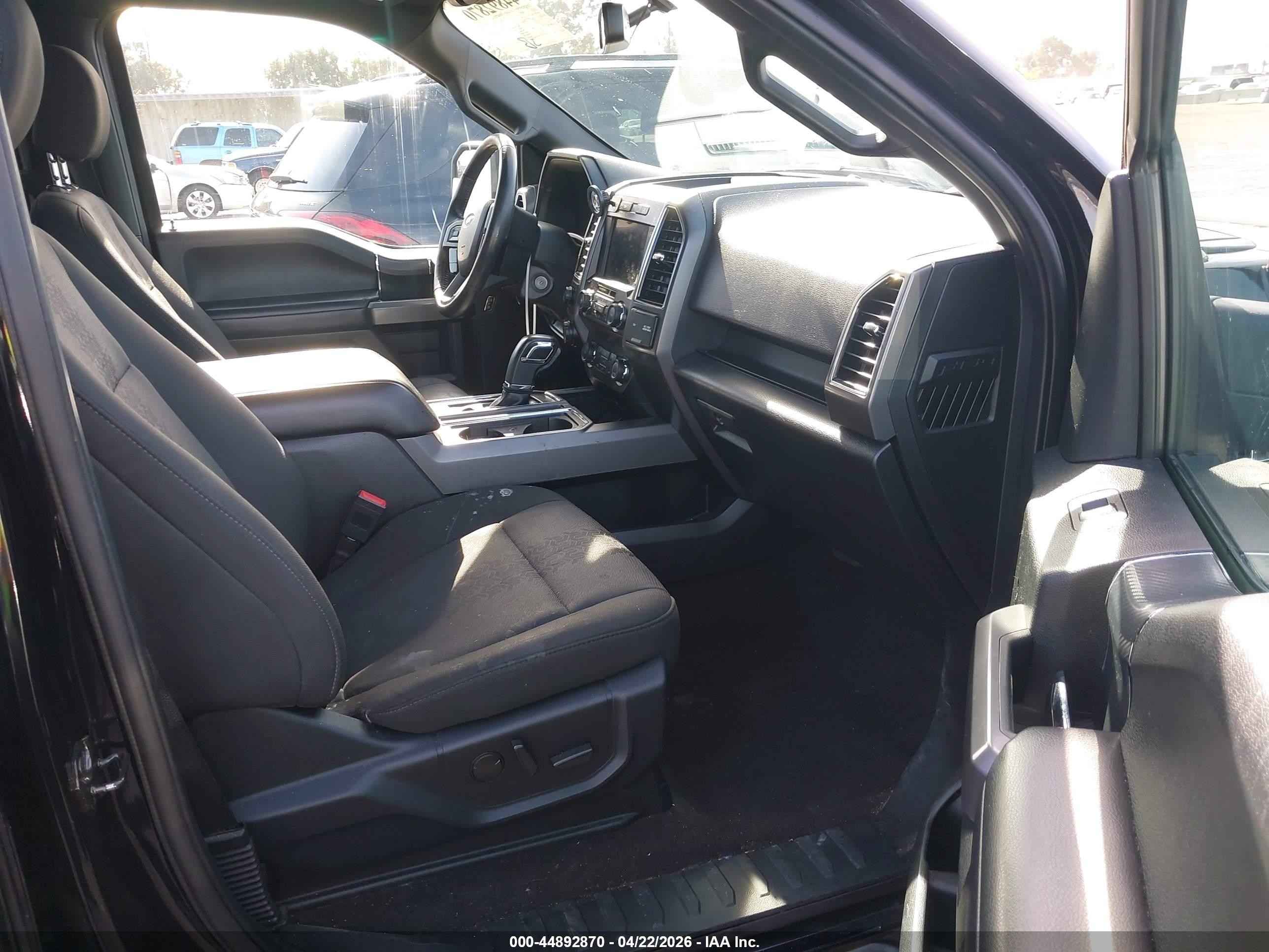 2020 Ford F-150 Xlt Black vin: 1FTEW1C48LKE63554