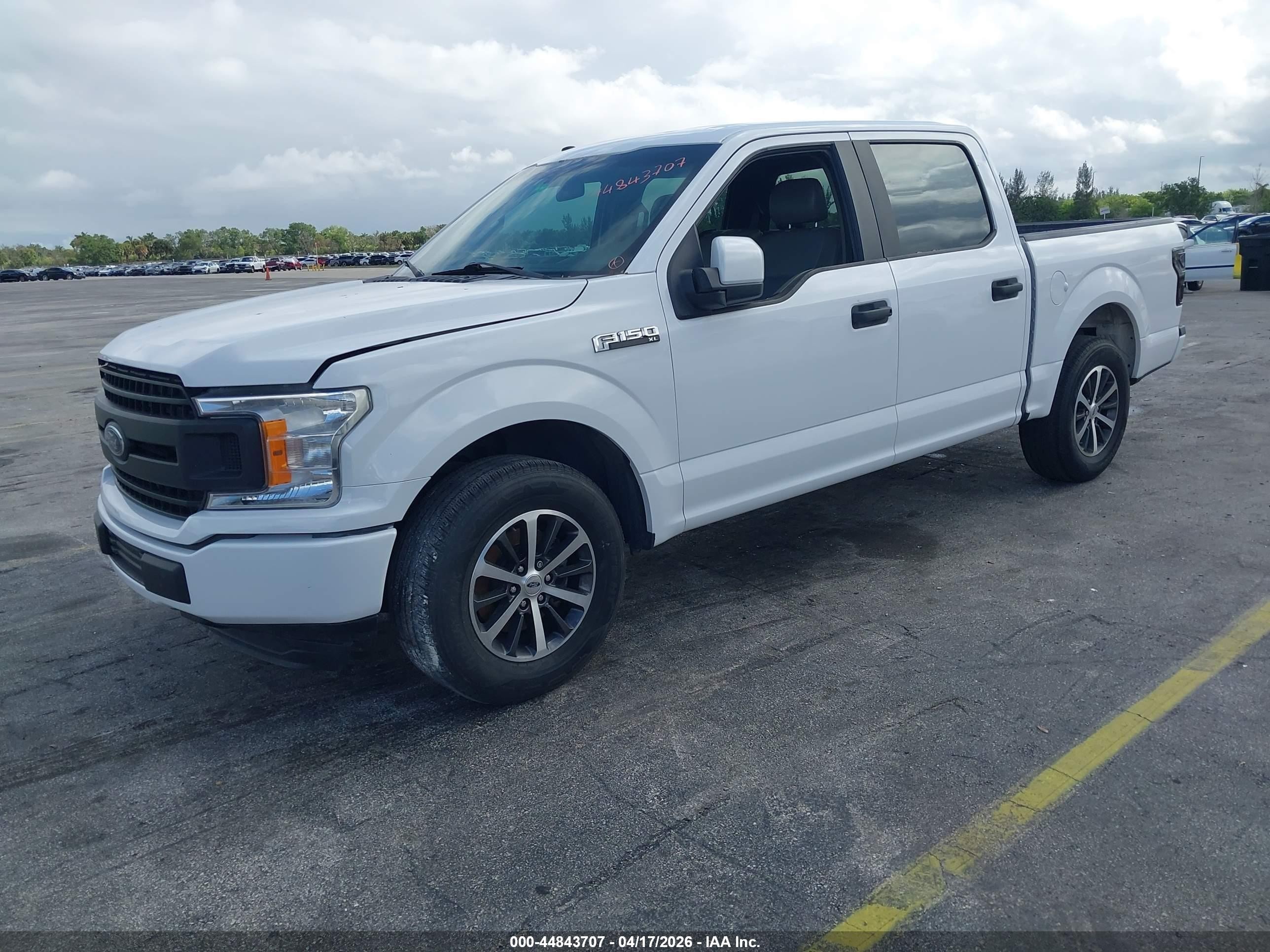 2018 Ford F-150 Xl White vin: 1FTEW1C51JKE03220