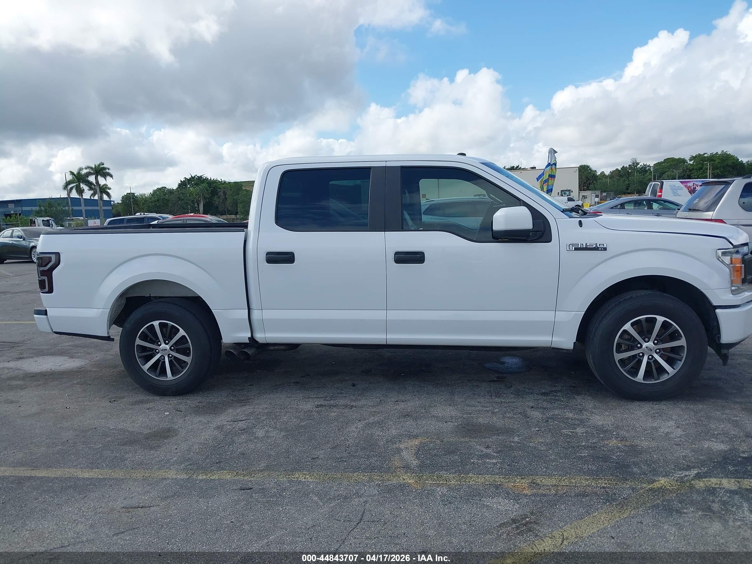 2018 Ford F-150 Xl White vin: 1FTEW1C51JKE03220