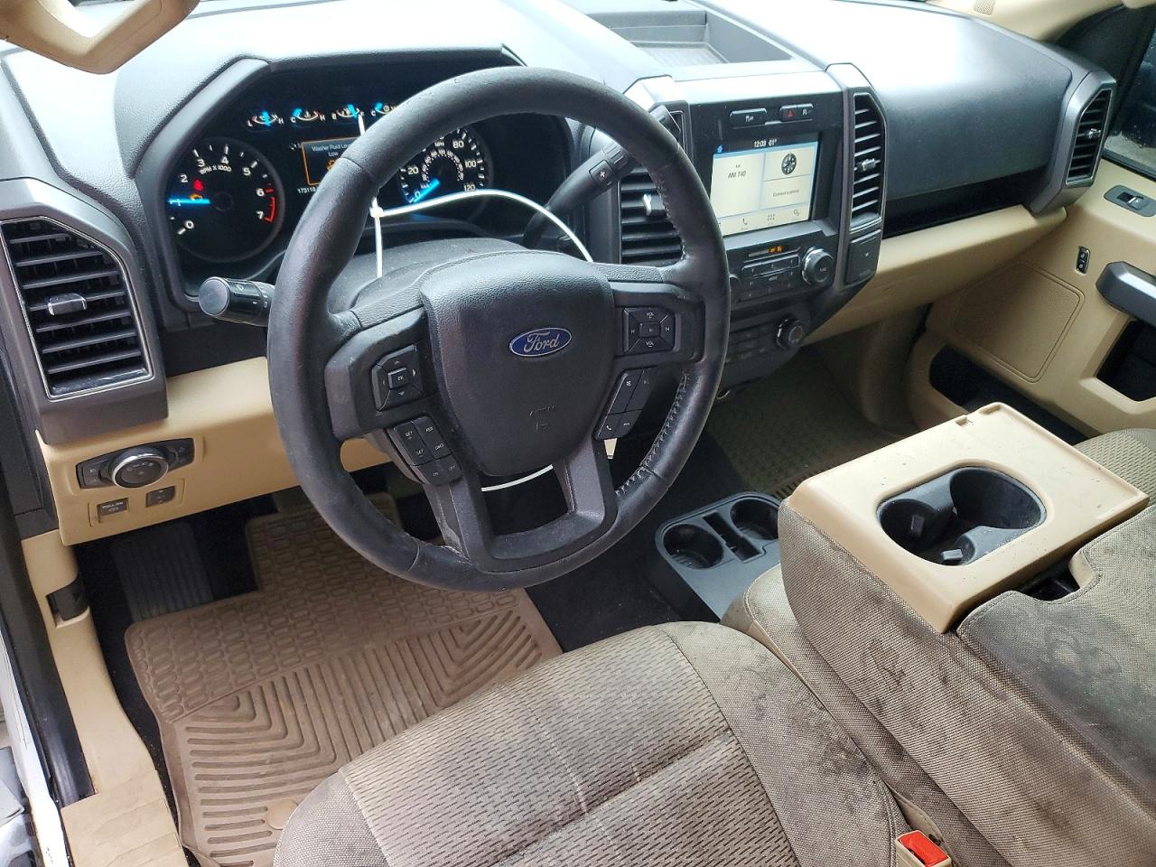 2019 Ford F150 Supercrew White vin: 1FTEW1C51KKC90256