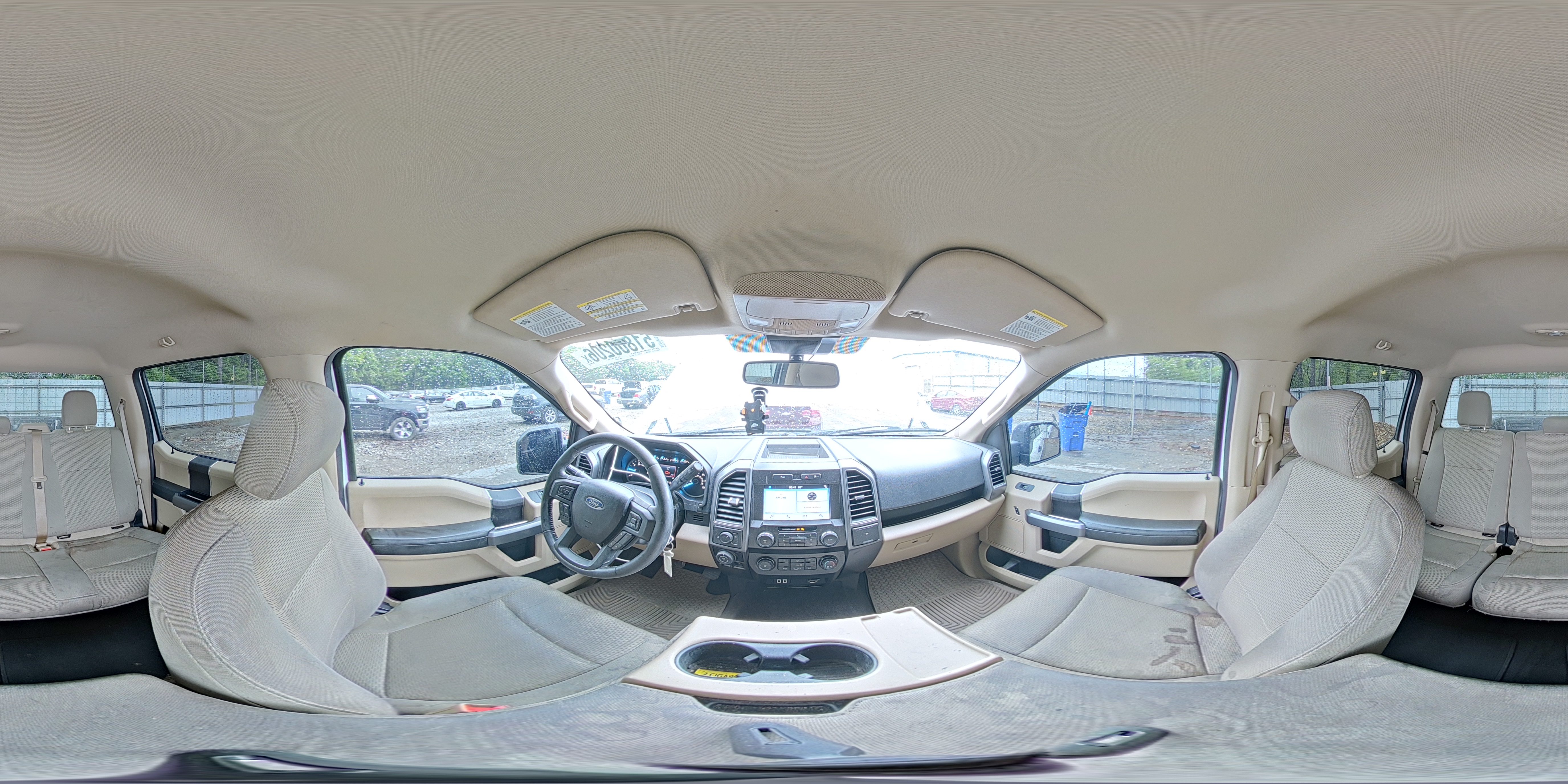 2019 Ford F150 Supercrew White vin: 1FTEW1C51KKC90256