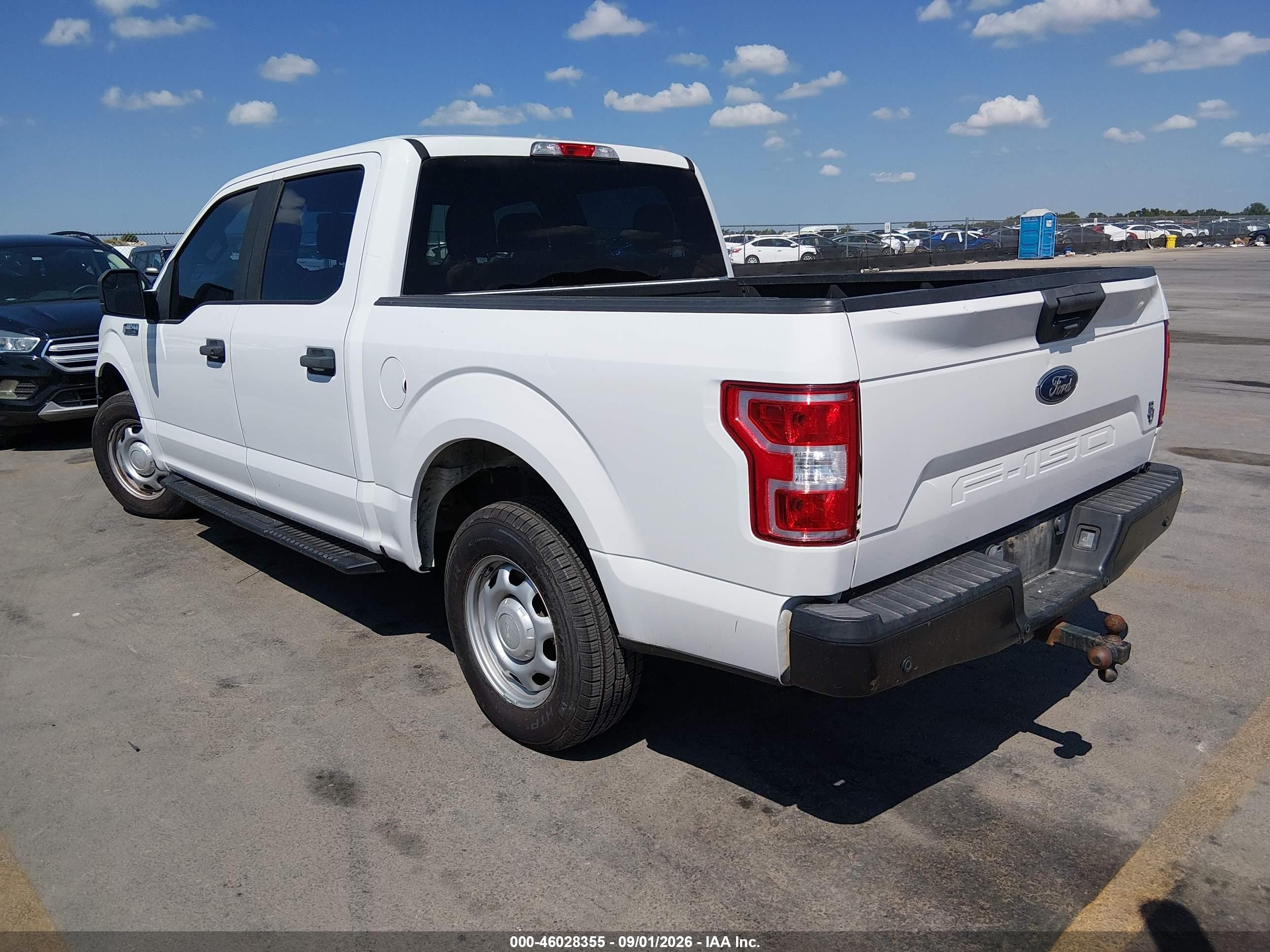 2018 Ford F-150 Xl White vin: 1FTEW1C52JFC00586