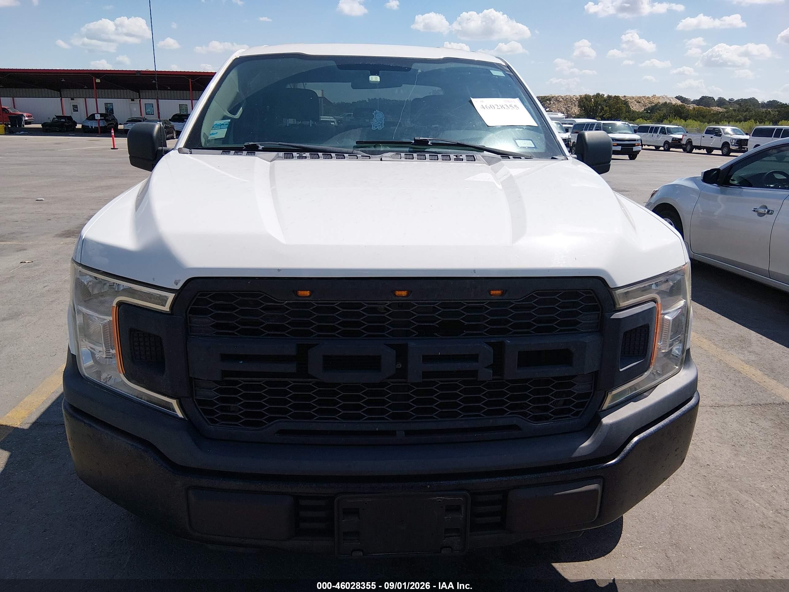 2018 Ford F-150 Xl White vin: 1FTEW1C52JFC00586