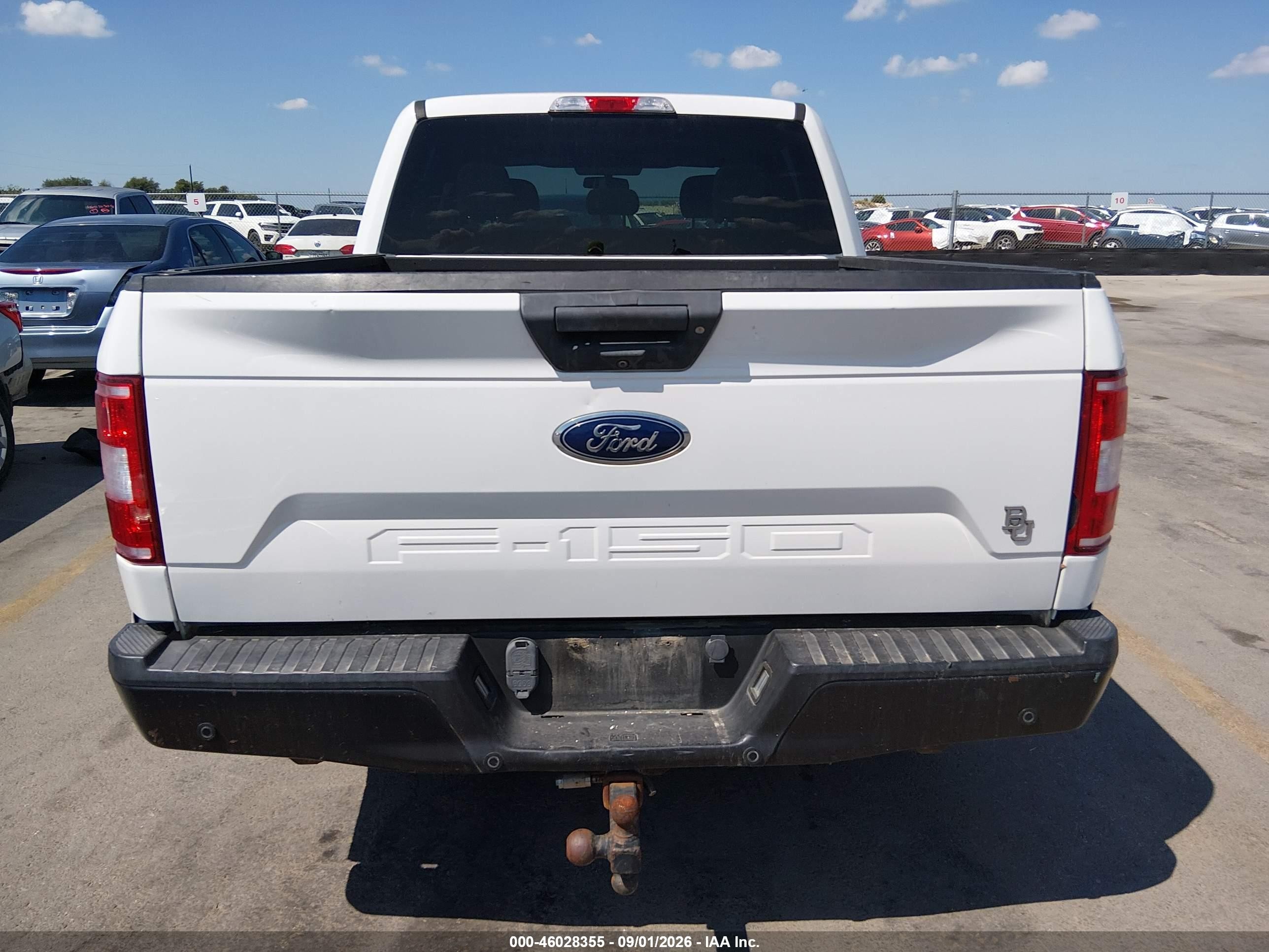 2018 Ford F-150 Xl White vin: 1FTEW1C52JFC00586