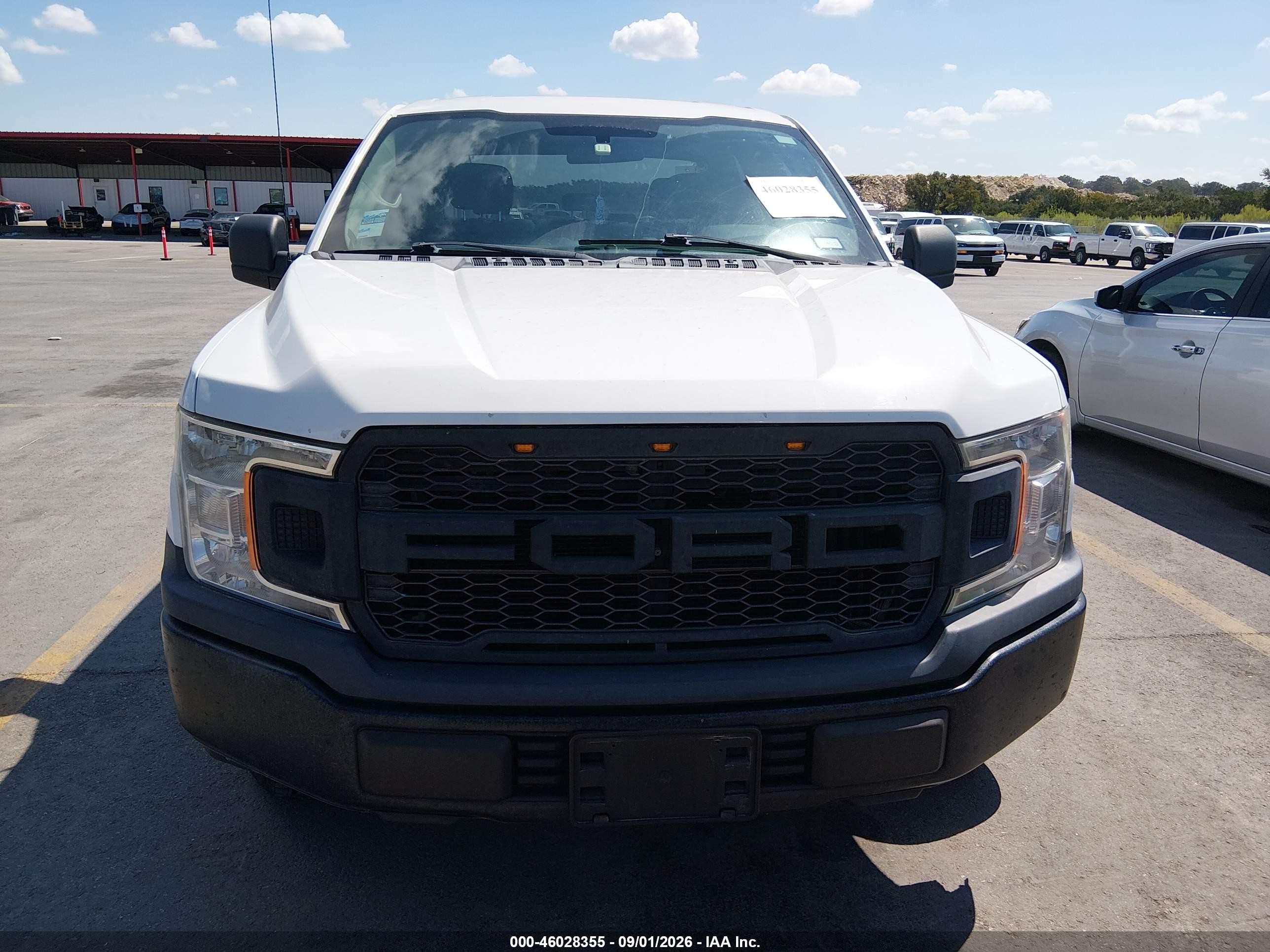 2018 Ford F-150 Xl White vin: 1FTEW1C52JFC00586