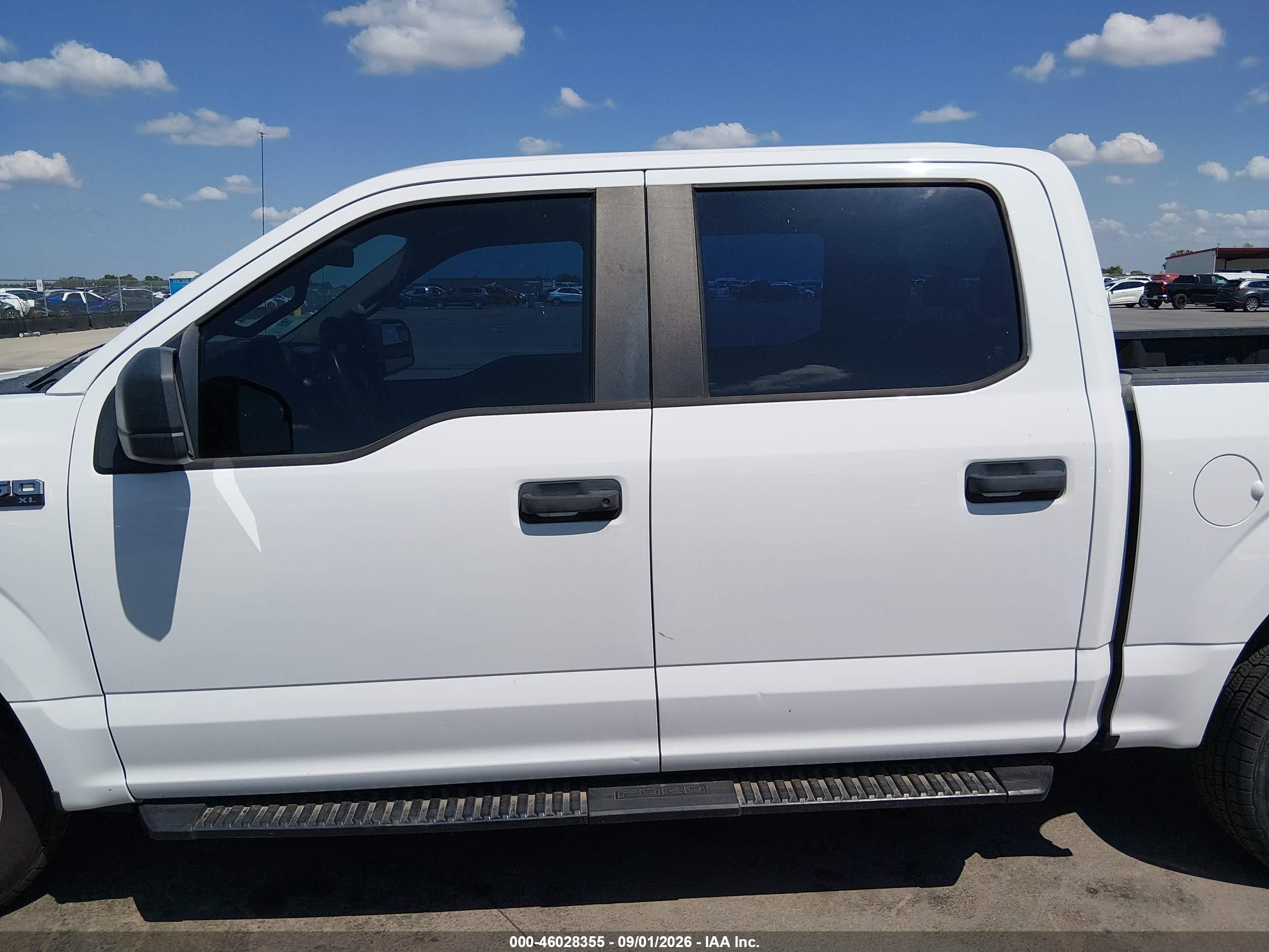 2018 Ford F-150 Xl White vin: 1FTEW1C52JFC00586