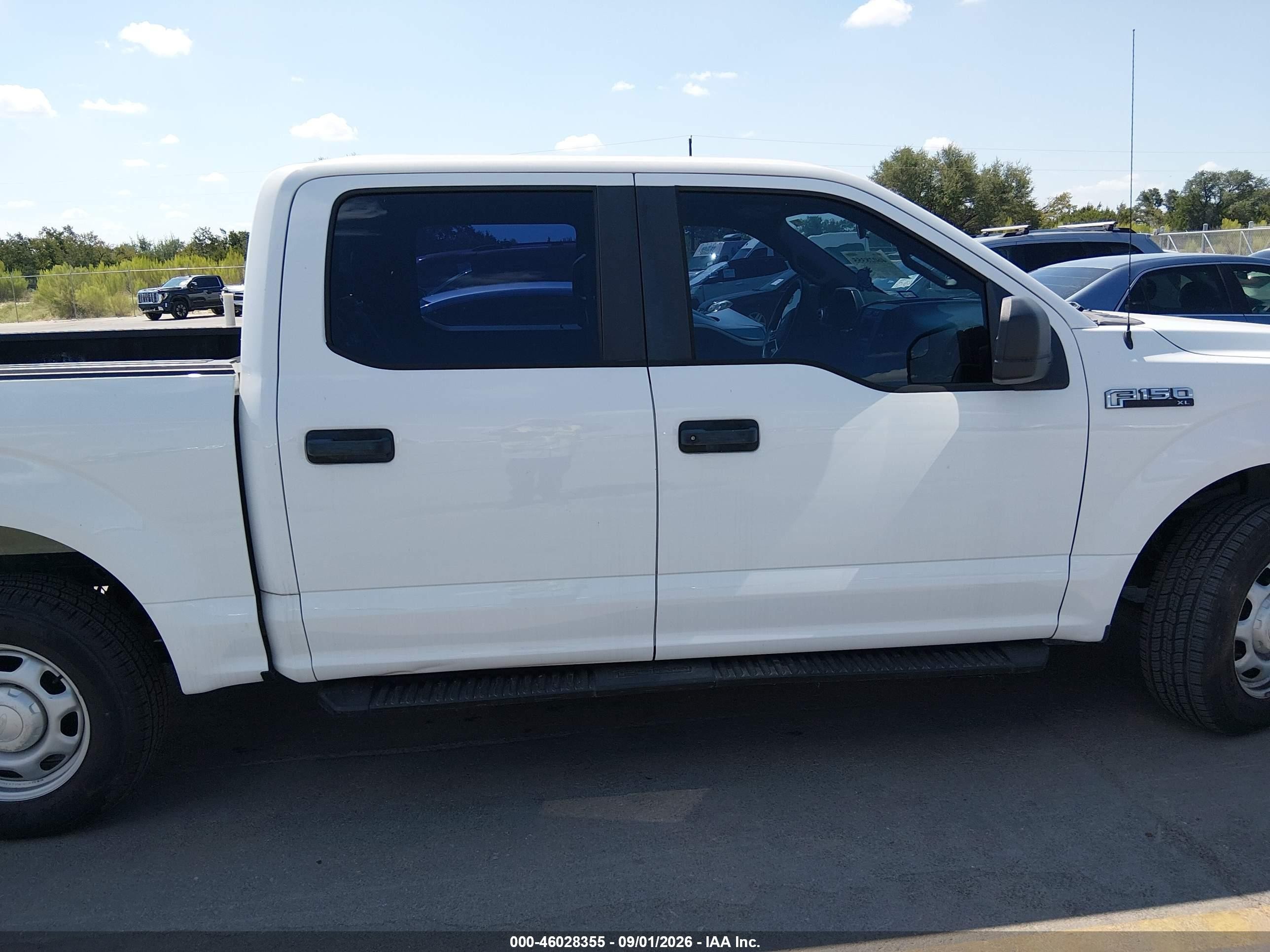 2018 Ford F-150 Xl White vin: 1FTEW1C52JFC00586