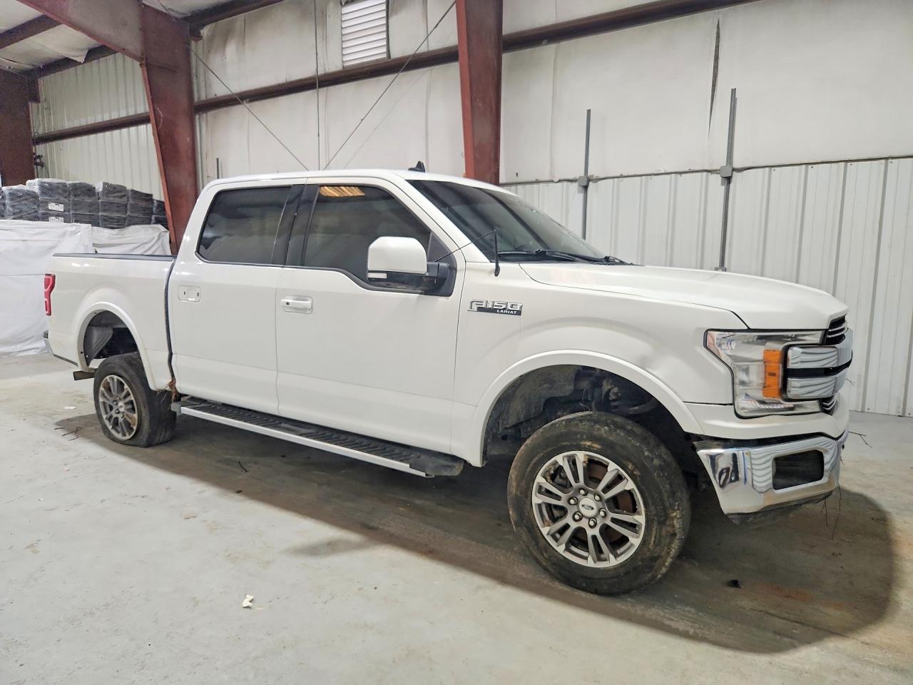 2019 Ford F150 Supercrew White vin: 1FTEW1C52KFD09213
