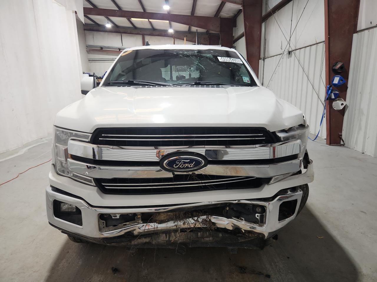 2019 Ford F150 Supercrew White vin: 1FTEW1C52KFD09213 Damage: Grille, Broken, Replacement Required
