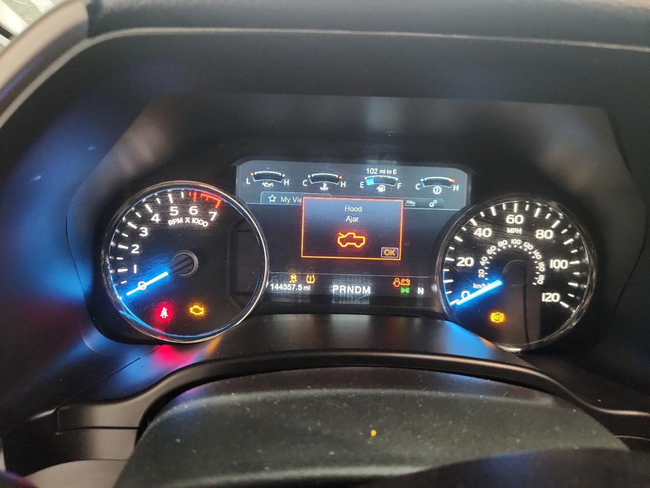 2019 Ford F150 Supercrew White vin: 1FTEW1C52KFD09213 Damage: Warning Light - Engine, On, Unacceptable