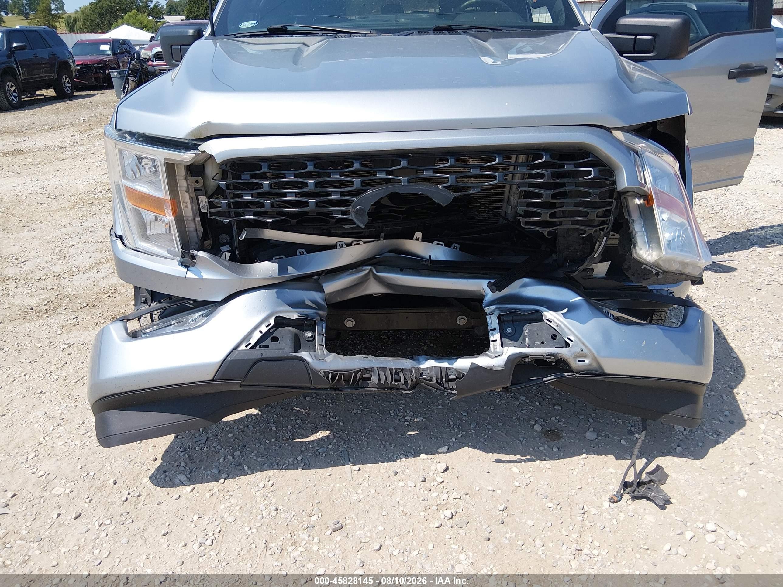 2022 Ford F-150 Xl Silver vin: 1FTEW1C52NKE94780