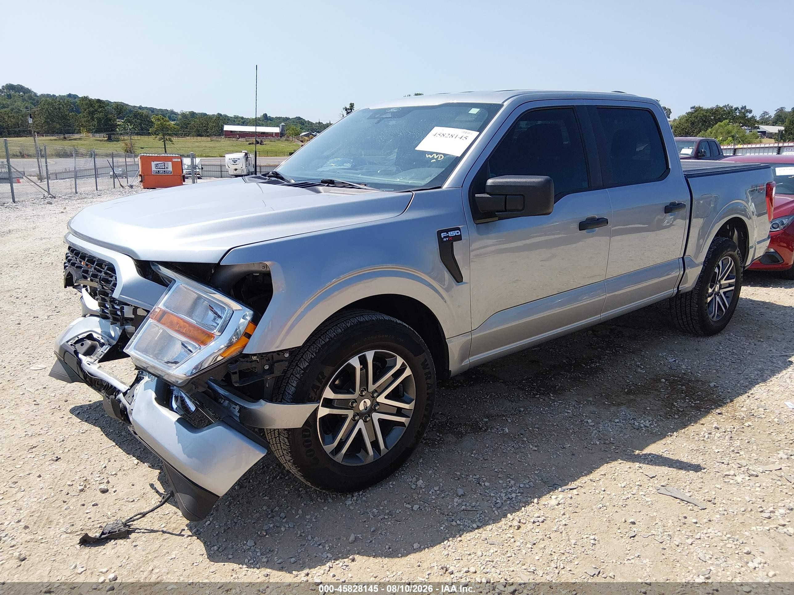 2022 Ford F-150 Xl Silver vin: 1FTEW1C52NKE94780