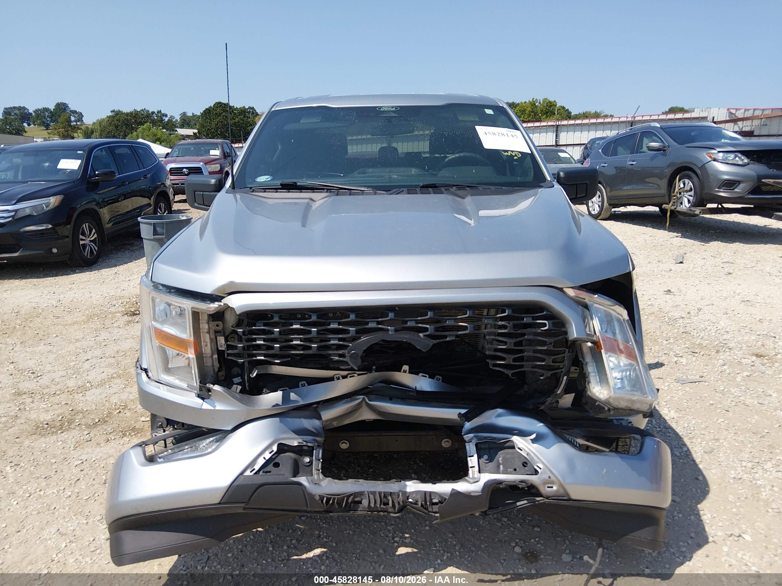 2022 Ford F-150 Xl Silver vin: 1FTEW1C52NKE94780