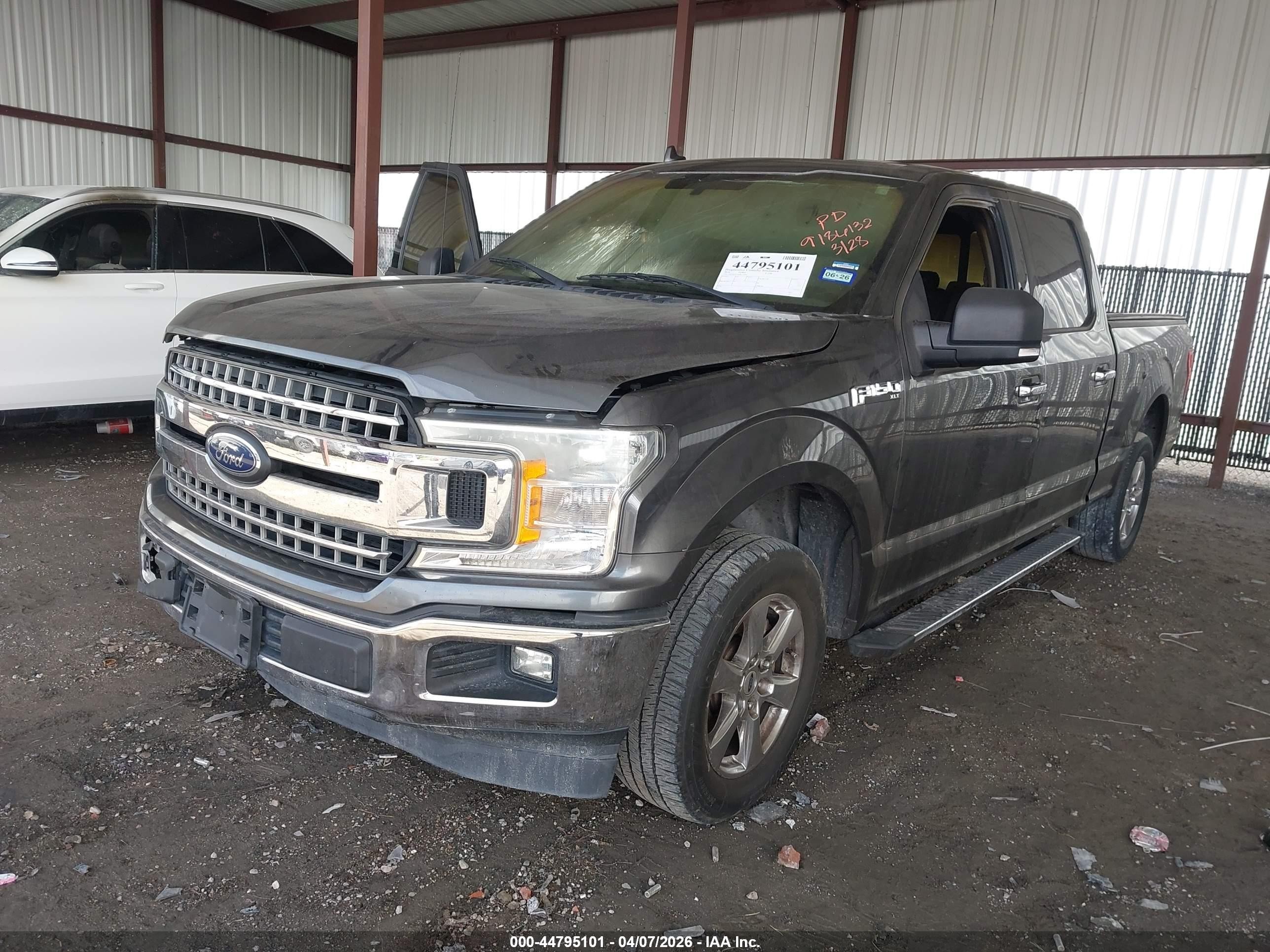 2018 Ford F-150 Xlt Gray vin: 1FTEW1C56JKC21691