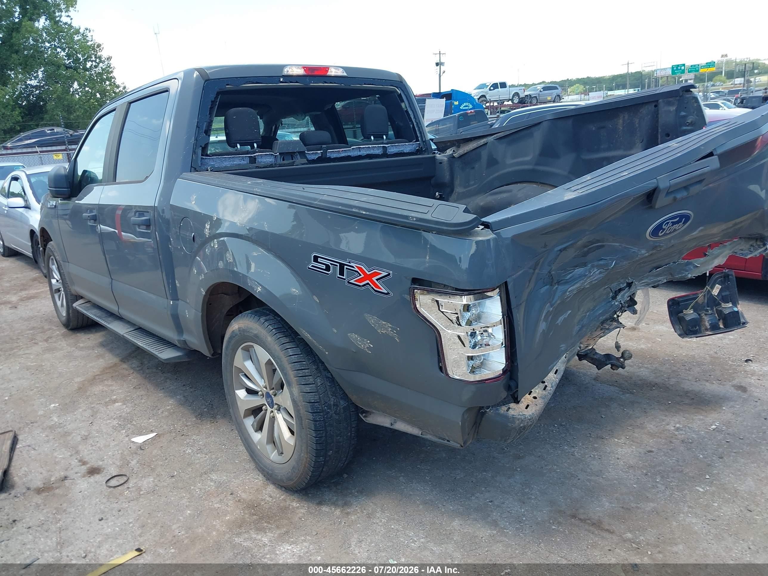 2018 Ford F-150 Xl Gray vin: 1FTEW1C5XJFB27290