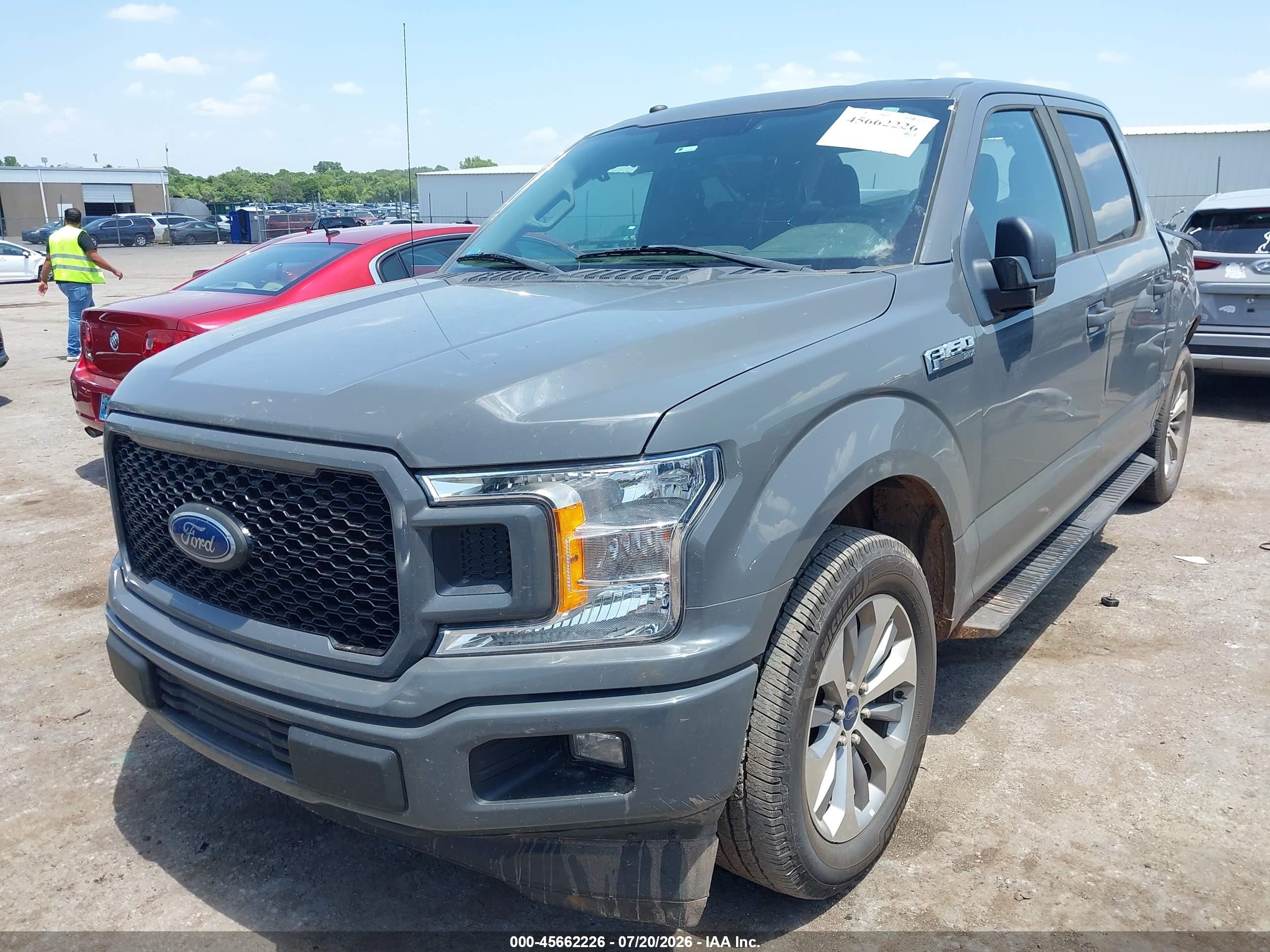2018 Ford F-150 Xl Gray vin: 1FTEW1C5XJFB27290