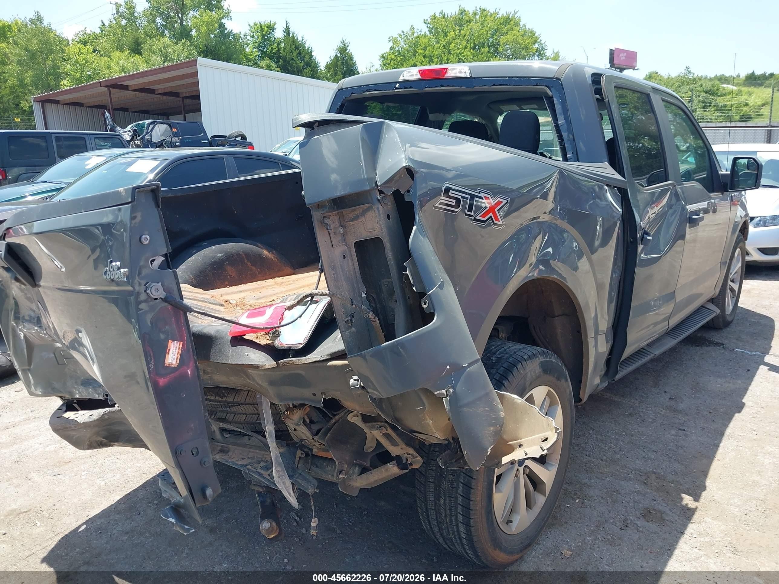 2018 Ford F-150 Xl Gray vin: 1FTEW1C5XJFB27290
