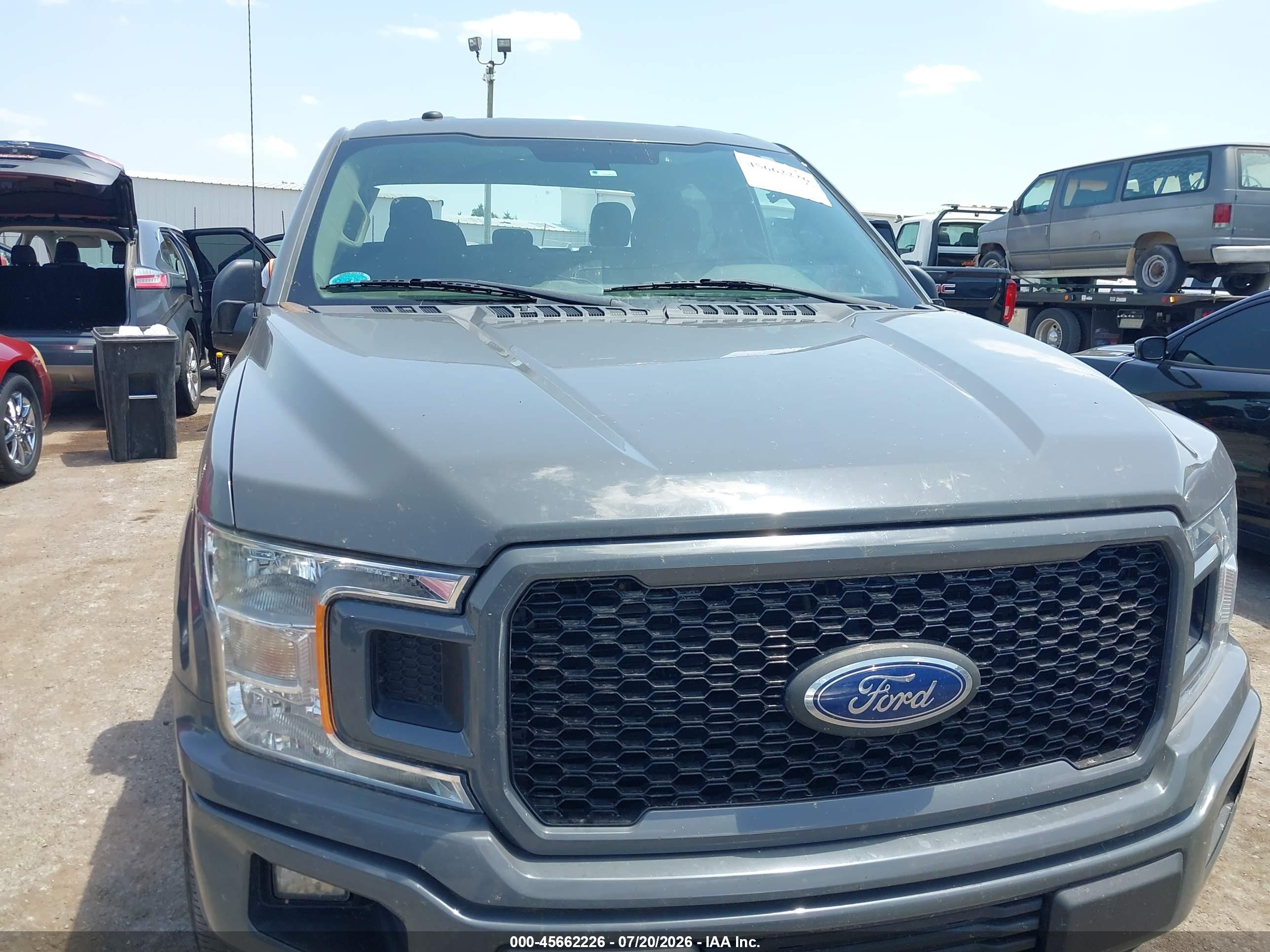 2018 Ford F-150 Xl Gray vin: 1FTEW1C5XJFB27290
