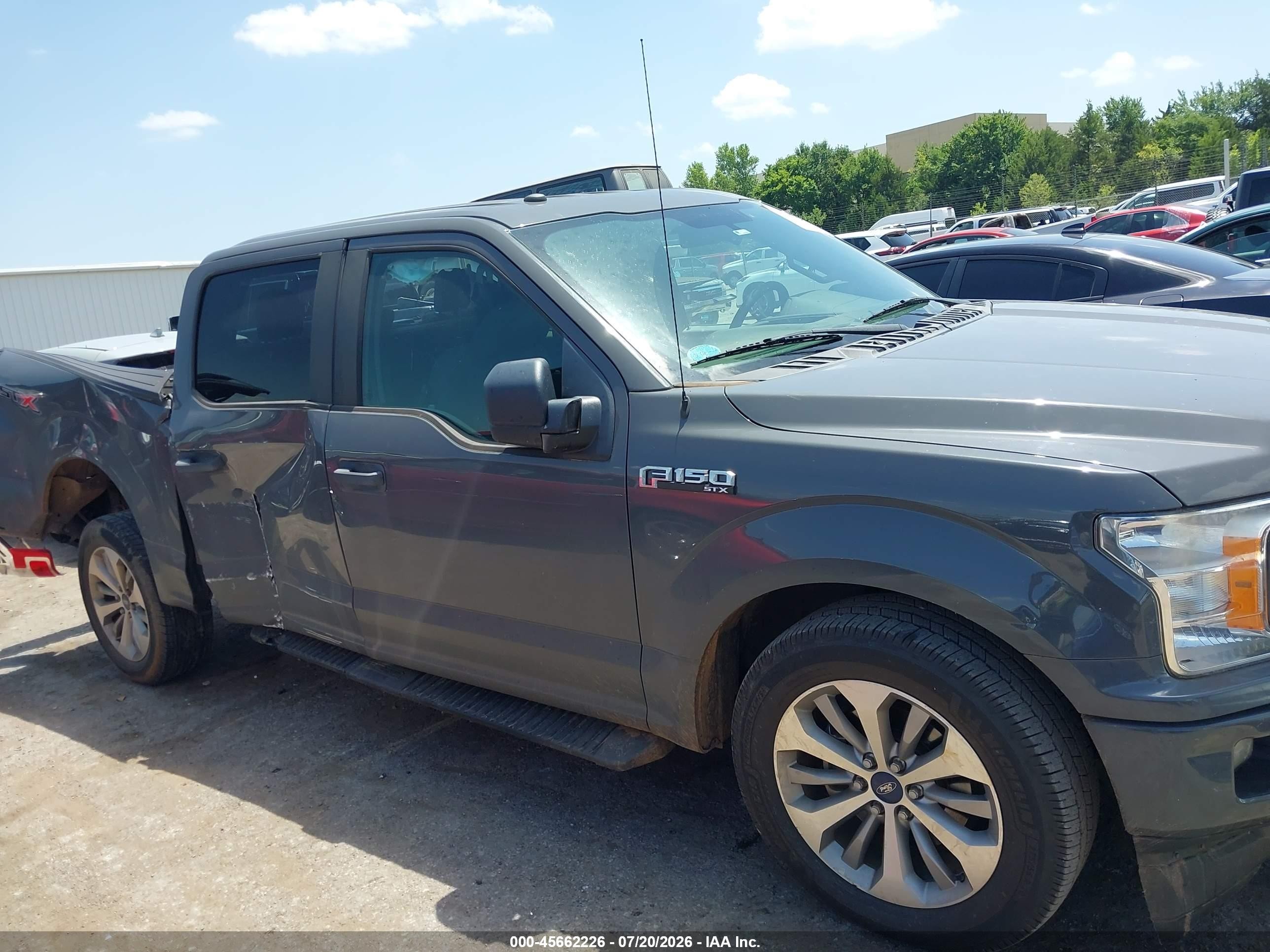 2018 Ford F-150 Xl Gray vin: 1FTEW1C5XJFB27290