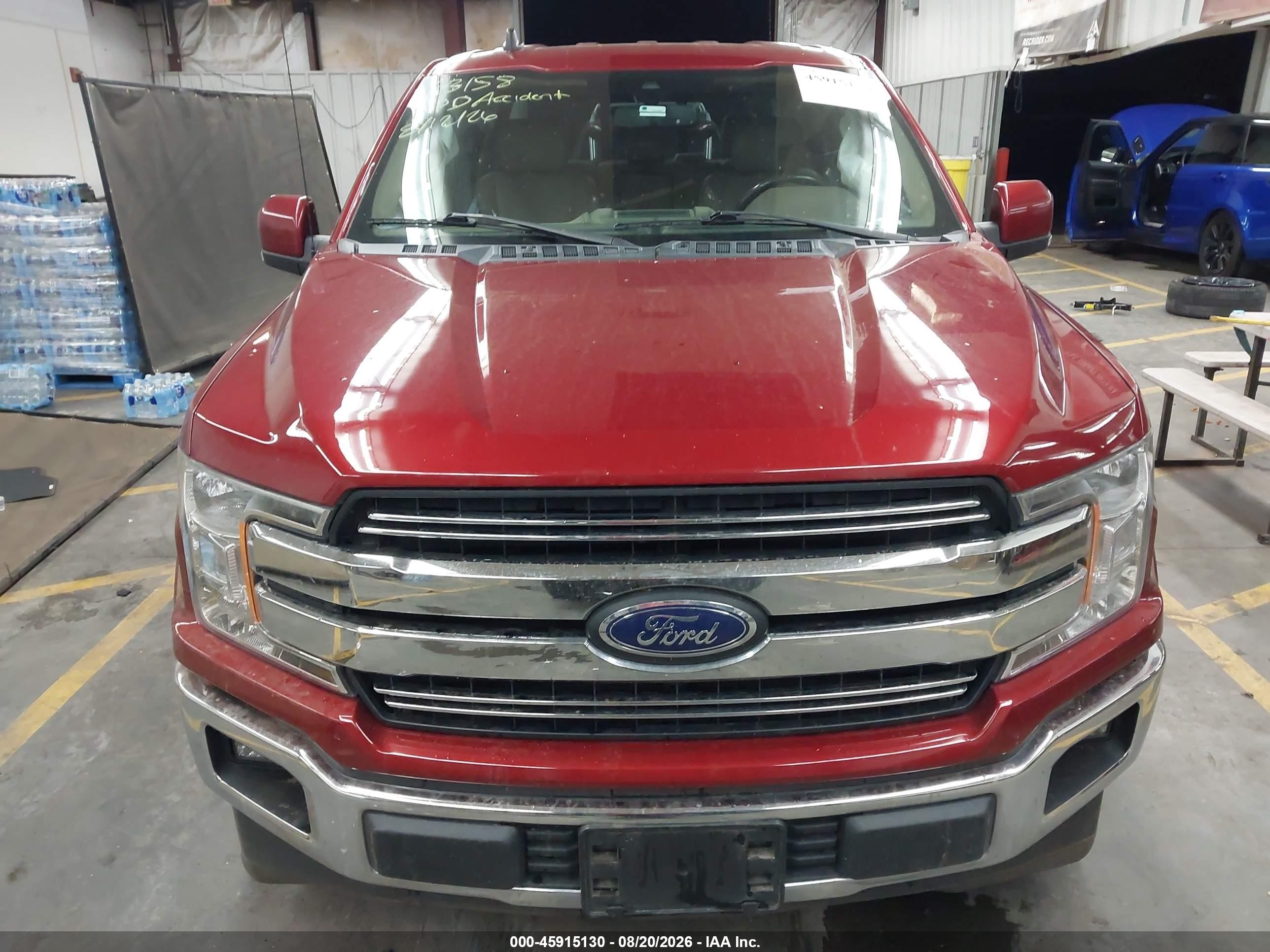 2019 Ford F-150 Lariat Red vin: 1FTEW1C5XKKE77334