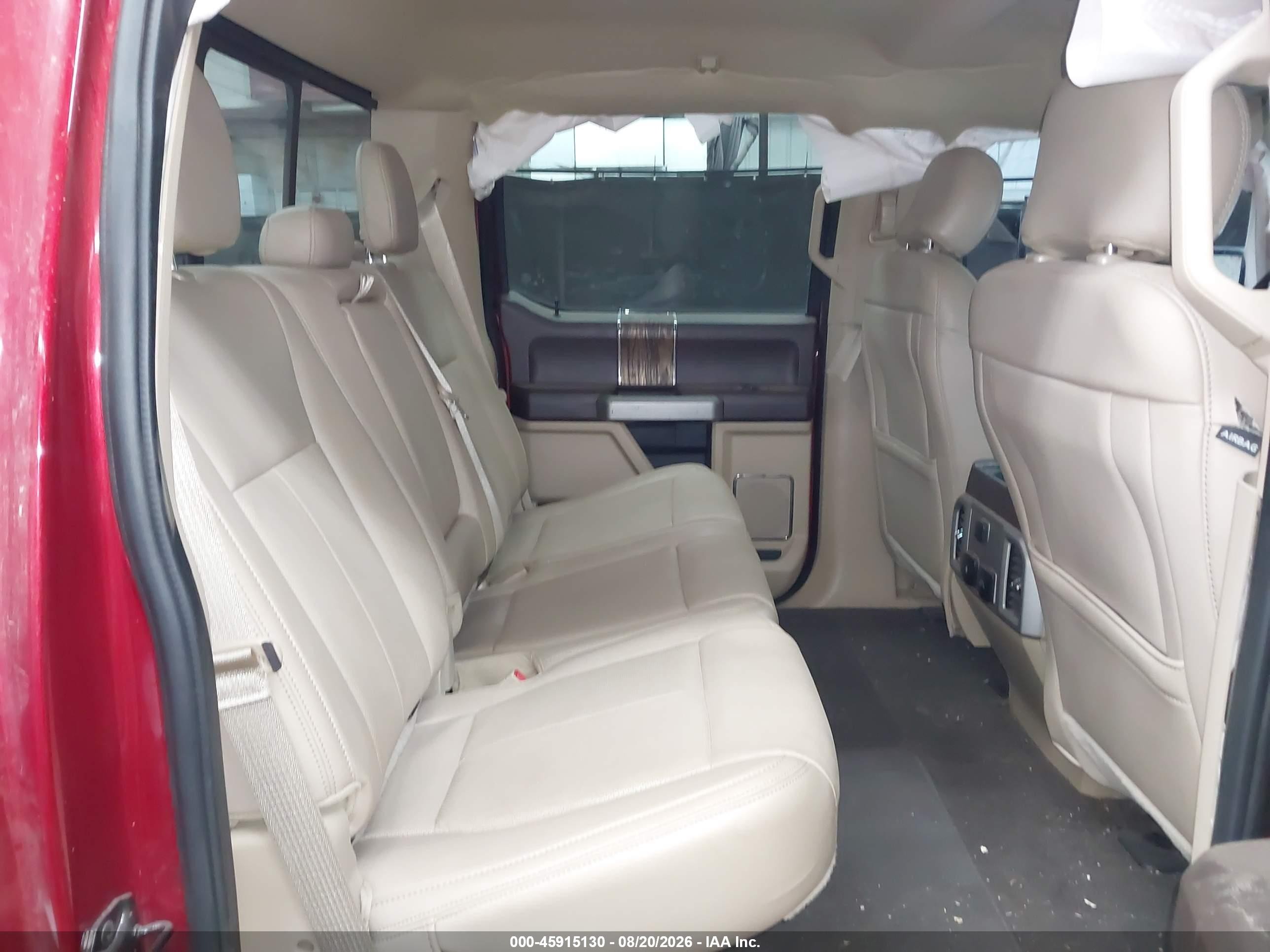 2019 Ford F-150 Lariat Red vin: 1FTEW1C5XKKE77334