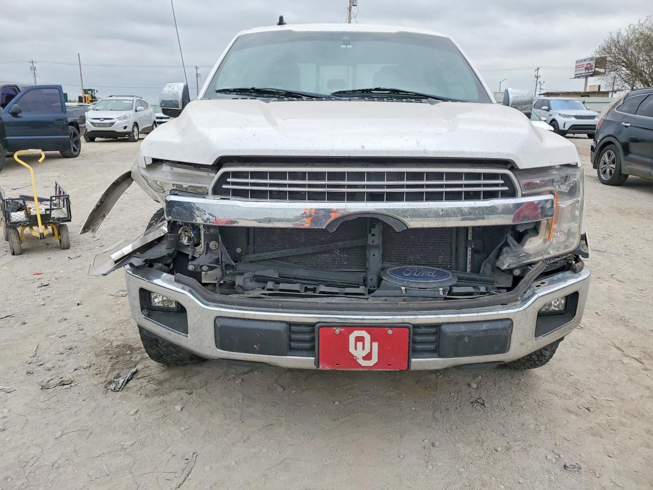 2019 Ford F-150 White vin: 1FTEW1C5XKKE77883
