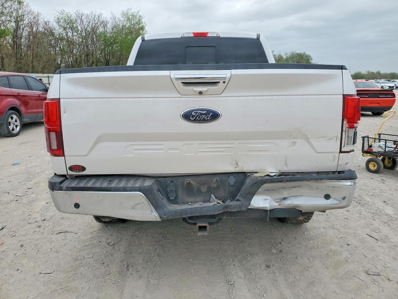 2019 Ford F-150 White vin: 1FTEW1C5XKKE77883