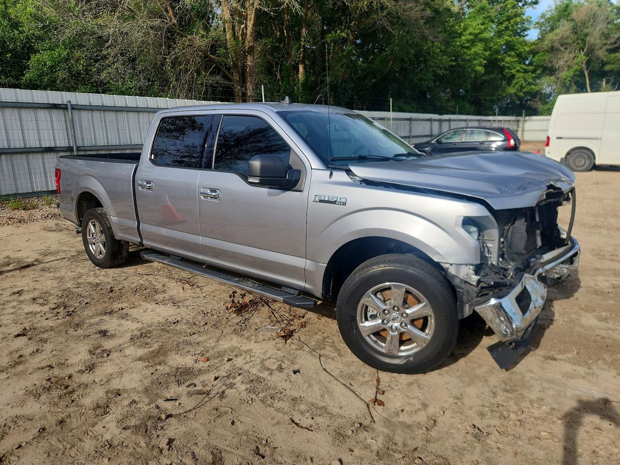 2020 Ford F150 Supercrew Silver vin: 1FTEW1C5XLFA77168