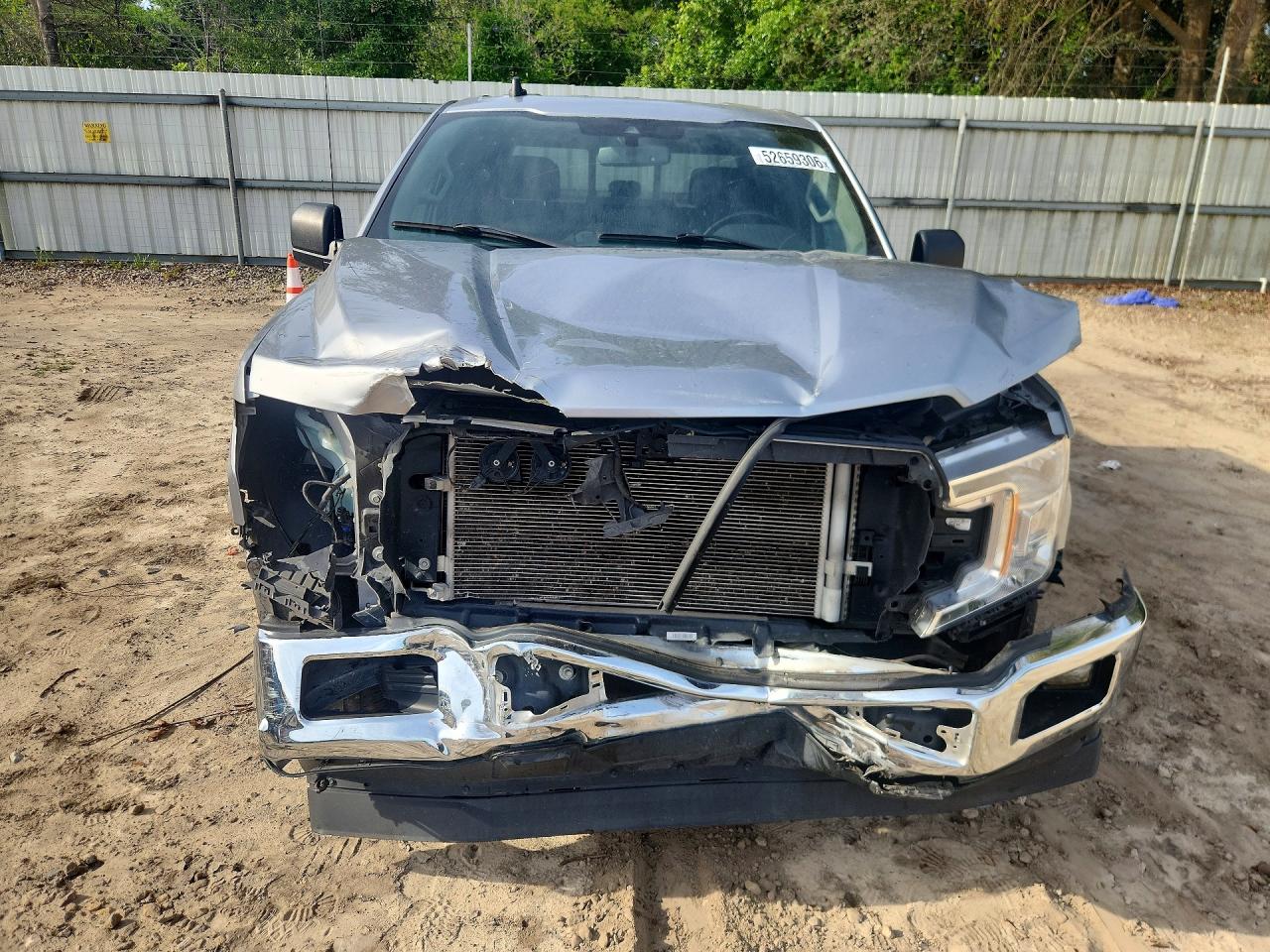 2020 Ford F150 Supercrew Silver vin: 1FTEW1C5XLFA77168