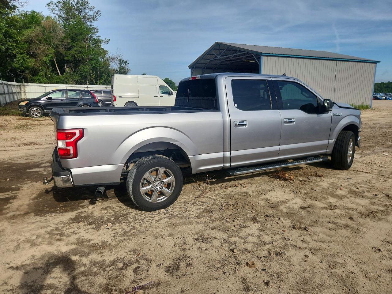 2020 Ford F150 Supercrew Silver vin: 1FTEW1C5XLFA77168