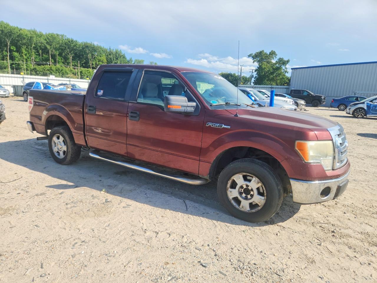 2010 Ford F150 Supercrew Red vin: 1FTEW1C80AFA69149