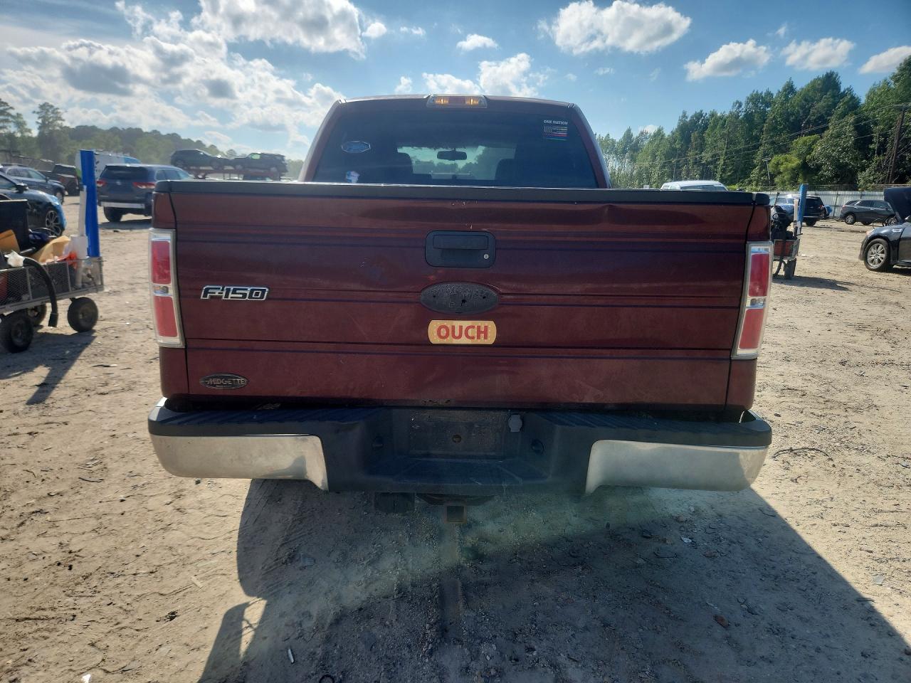 2010 Ford F150 Supercrew Red vin: 1FTEW1C80AFA69149