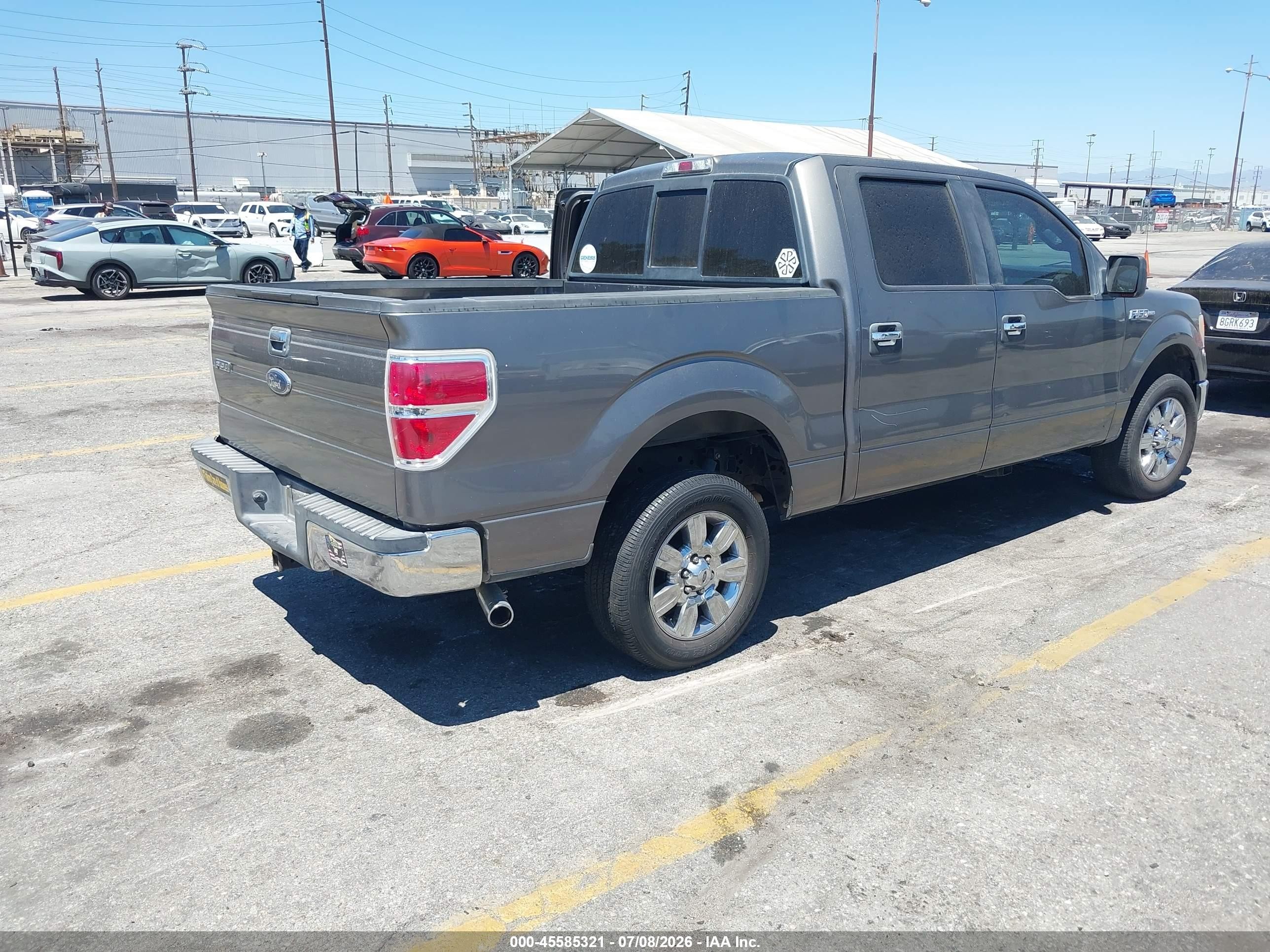 2010 Ford F-150 Fx2 Sport/xl/xlt Gray vin: 1FTEW1C80AFB27714