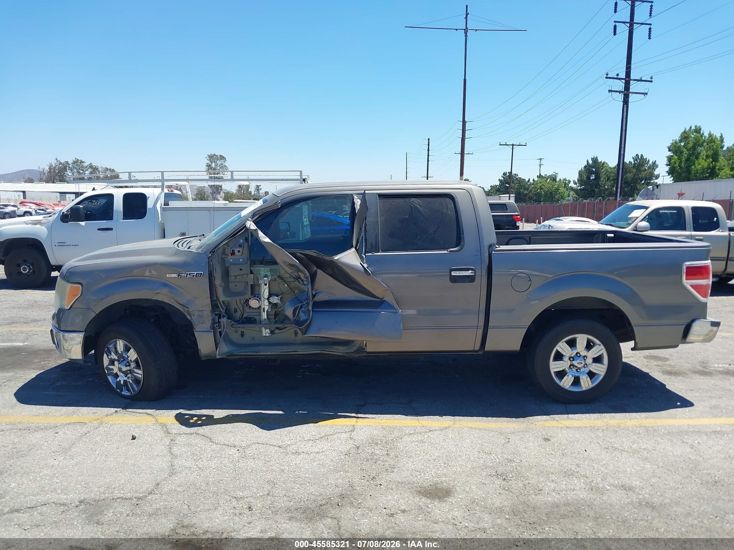 2010 Ford F-150 Fx2 Sport/xl/xlt Gray vin: 1FTEW1C80AFB27714