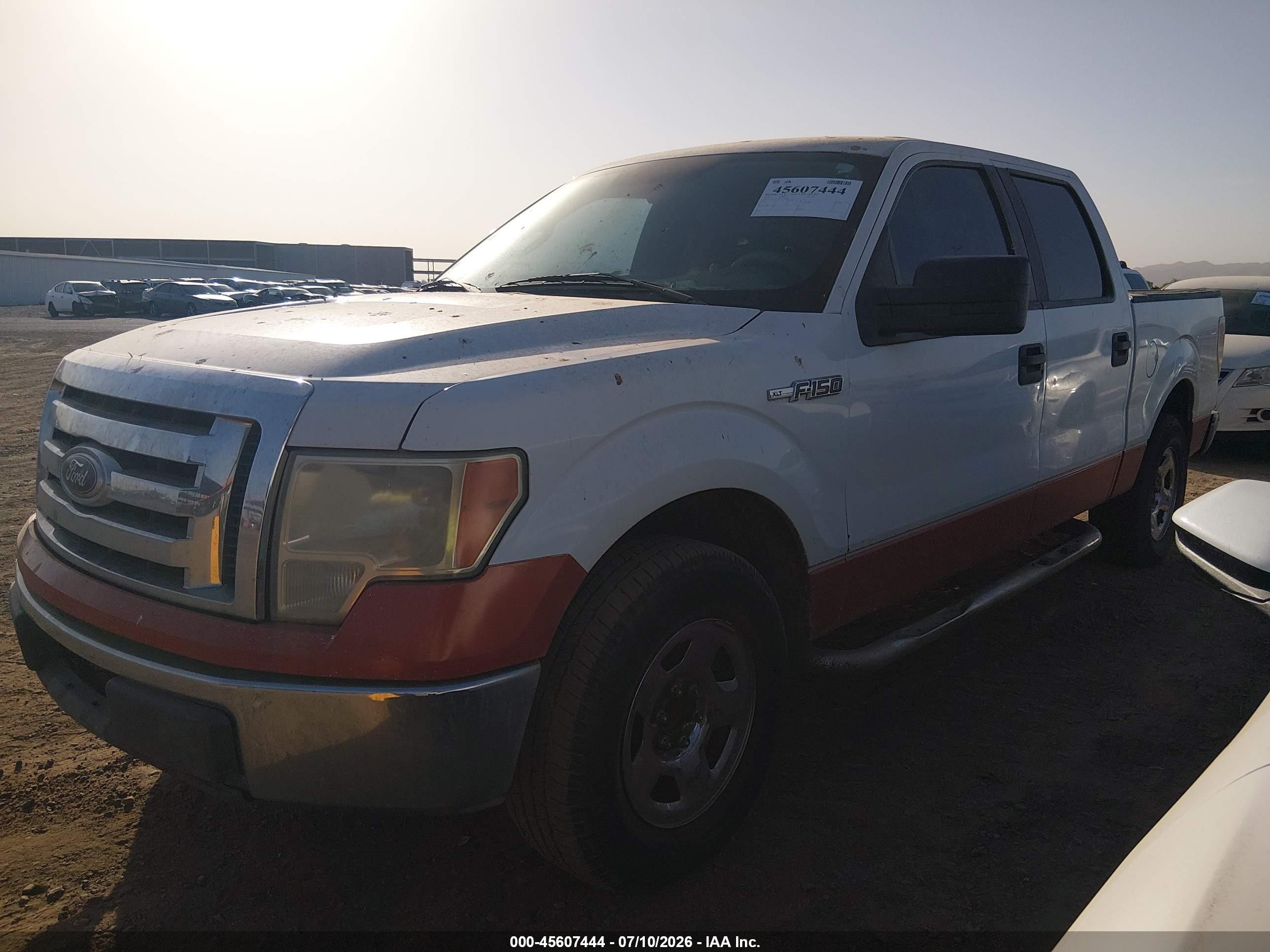 2010 Ford F-150 Fx2 Sport/xl/xlt White vin: 1FTEW1C80AFC36786