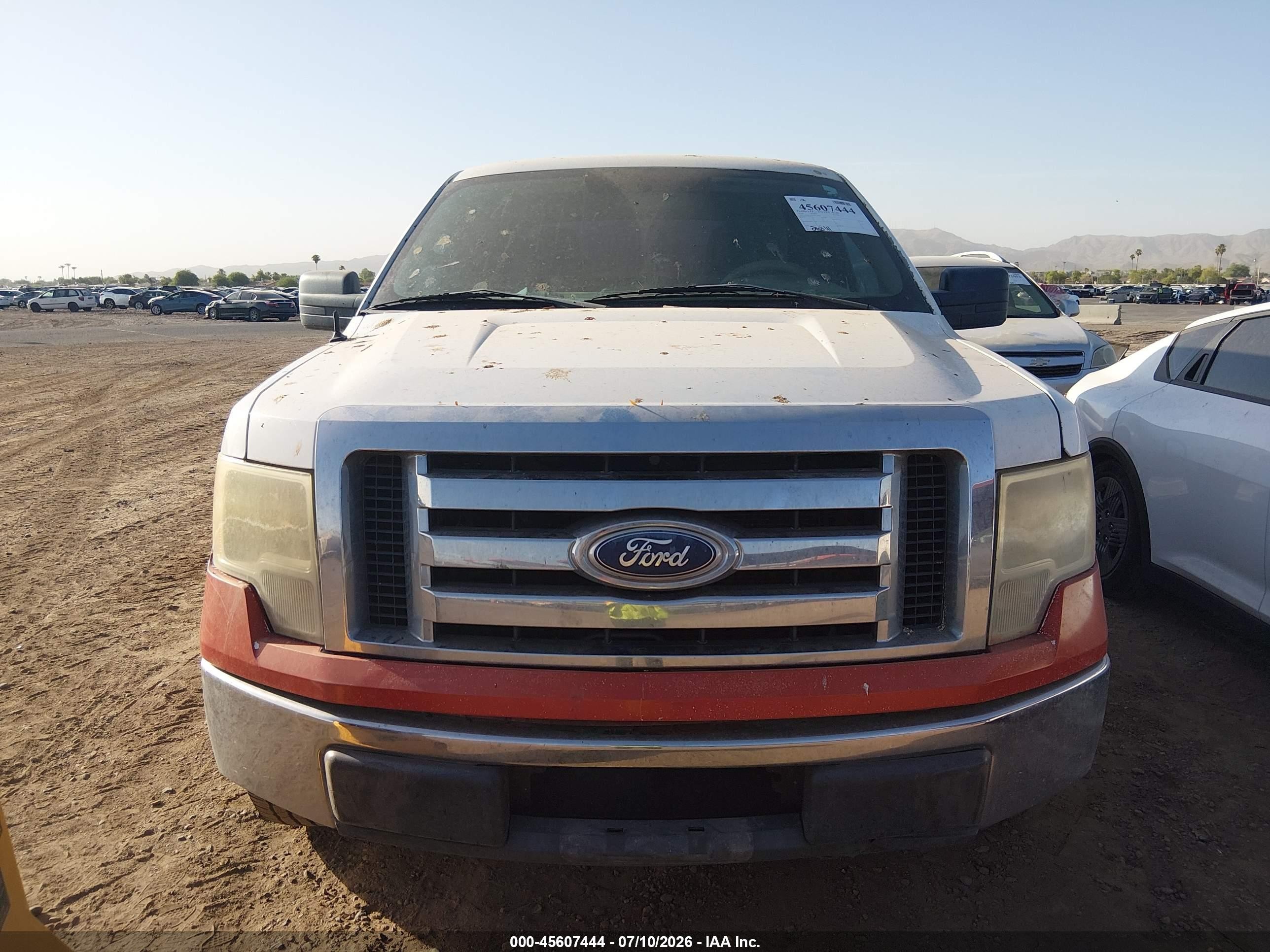 2010 Ford F-150 Fx2 Sport/xl/xlt White vin: 1FTEW1C80AFC36786