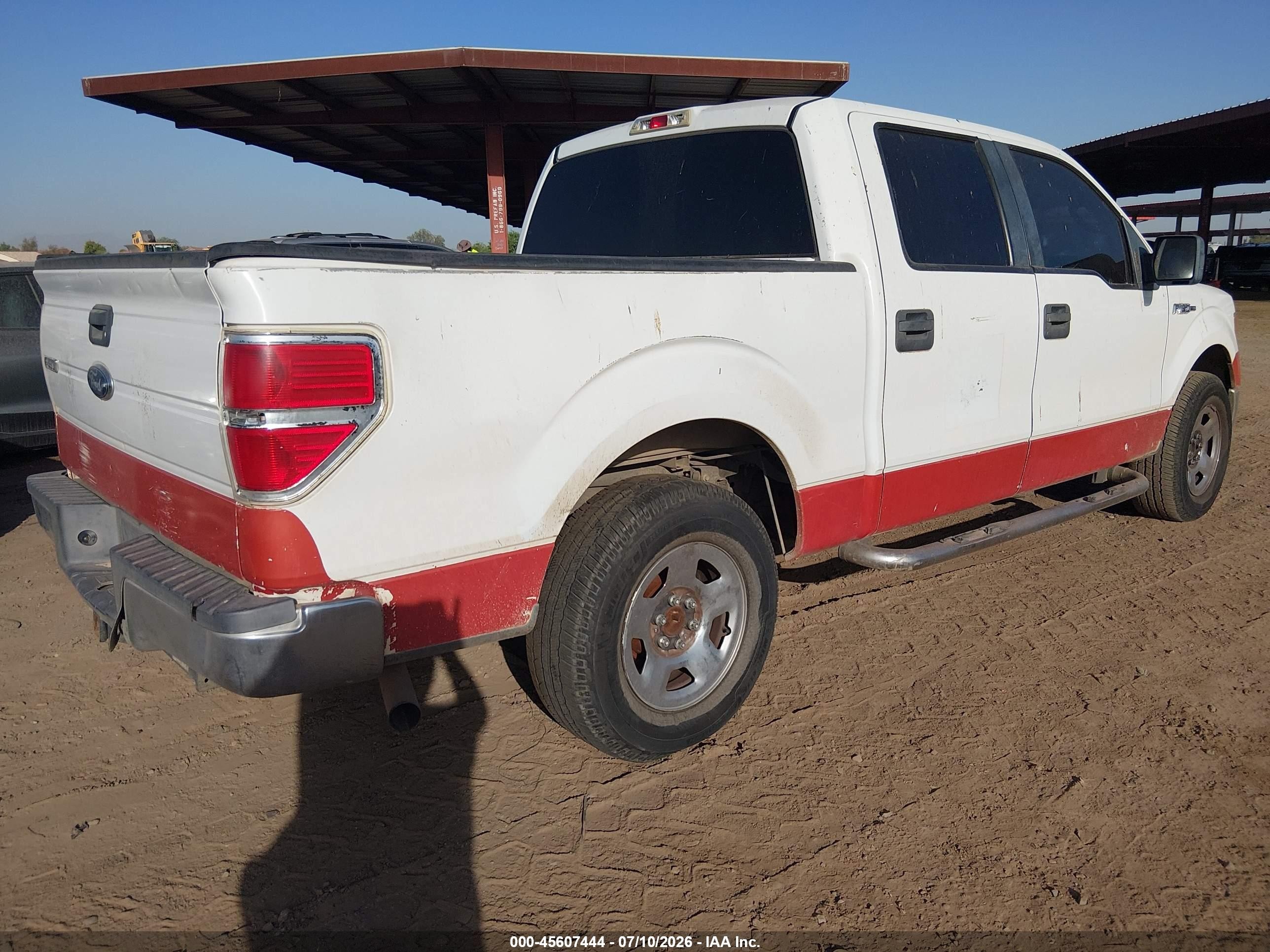 2010 Ford F-150 Fx2 Sport/xl/xlt White vin: 1FTEW1C80AFC36786