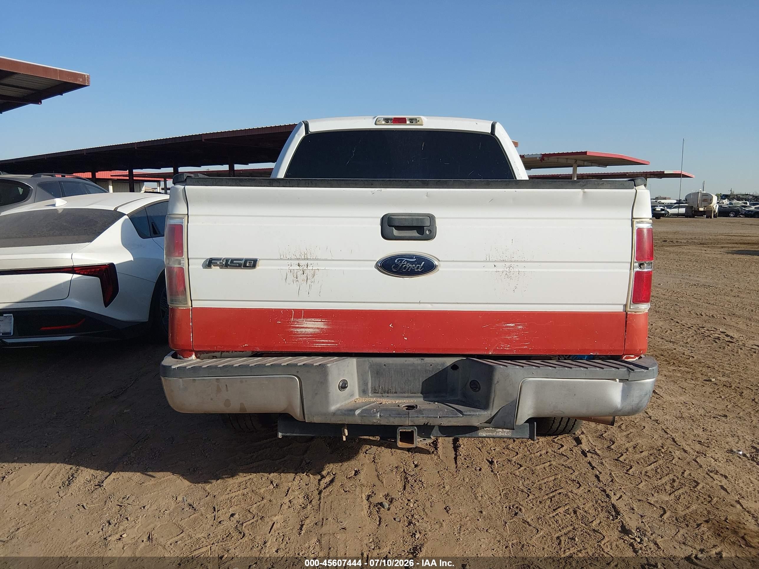 2010 Ford F-150 Fx2 Sport/xl/xlt White vin: 1FTEW1C80AFC36786