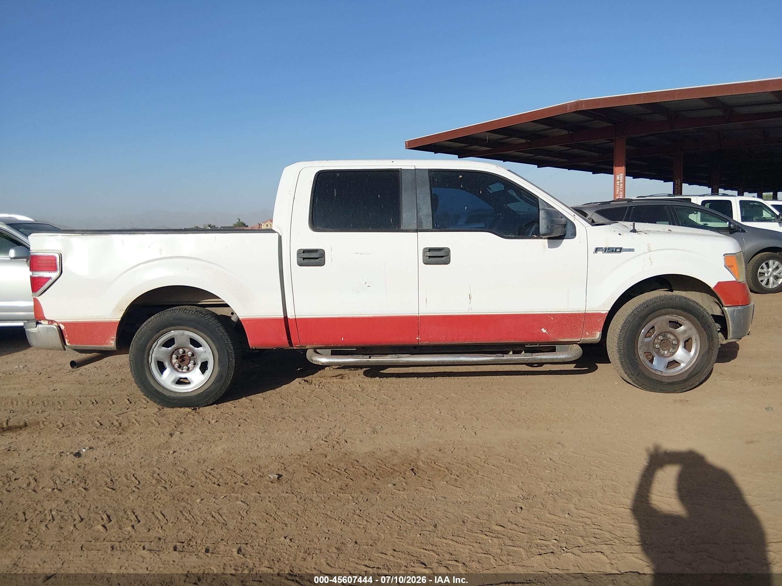 2010 Ford F-150 Fx2 Sport/xl/xlt White vin: 1FTEW1C80AFC36786