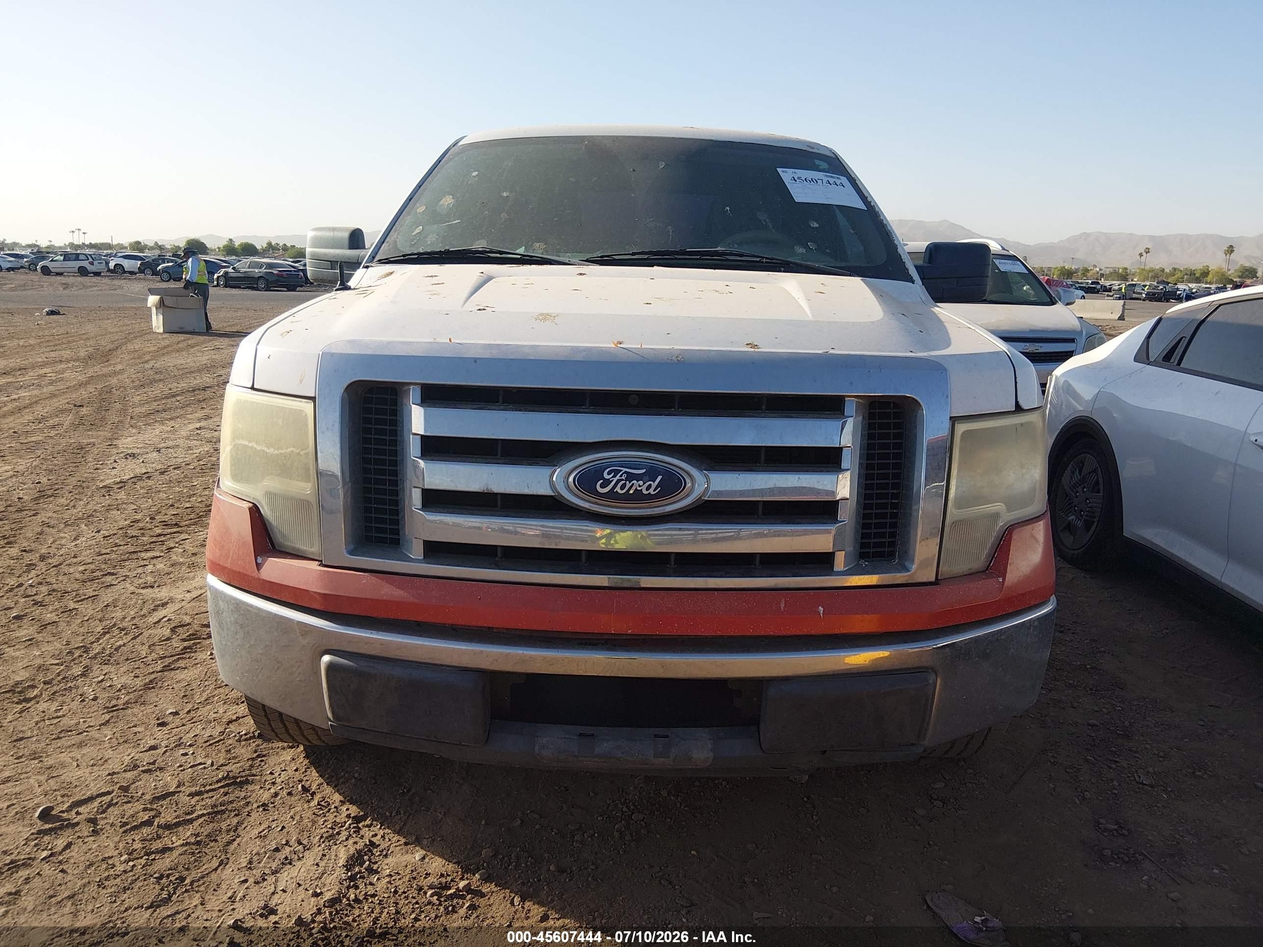 2010 Ford F-150 Fx2 Sport/xl/xlt White vin: 1FTEW1C80AFC36786