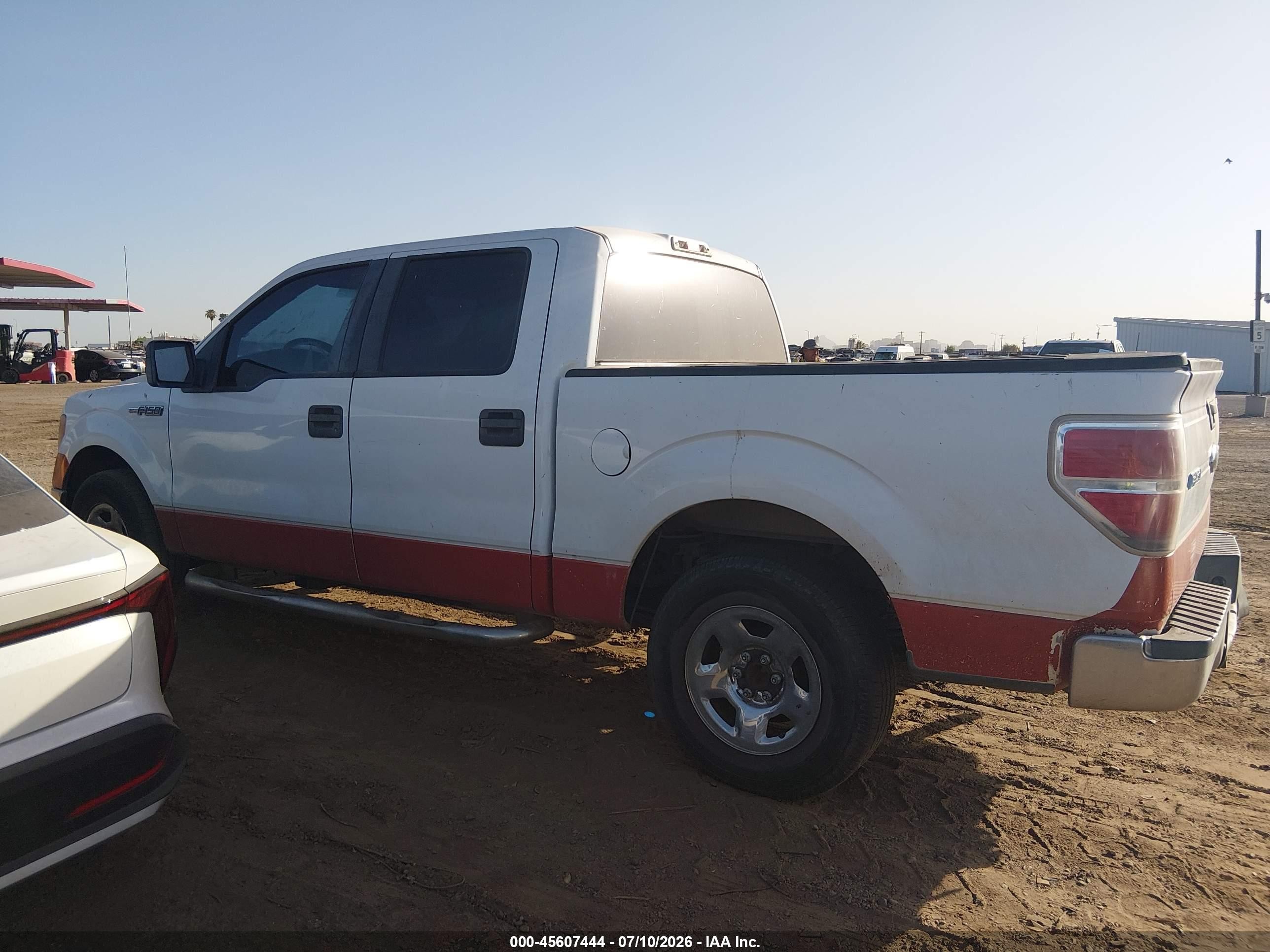 2010 Ford F-150 Fx2 Sport/xl/xlt White vin: 1FTEW1C80AFC36786