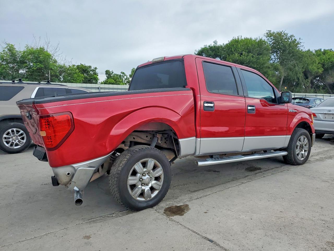 2010 Ford F150 Supercrew Red vin: 1FTEW1C80AFD87160