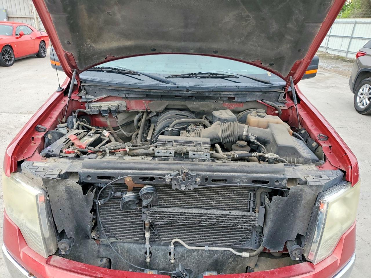 2010 Ford F150 Supercrew Red vin: 1FTEW1C80AFD87160