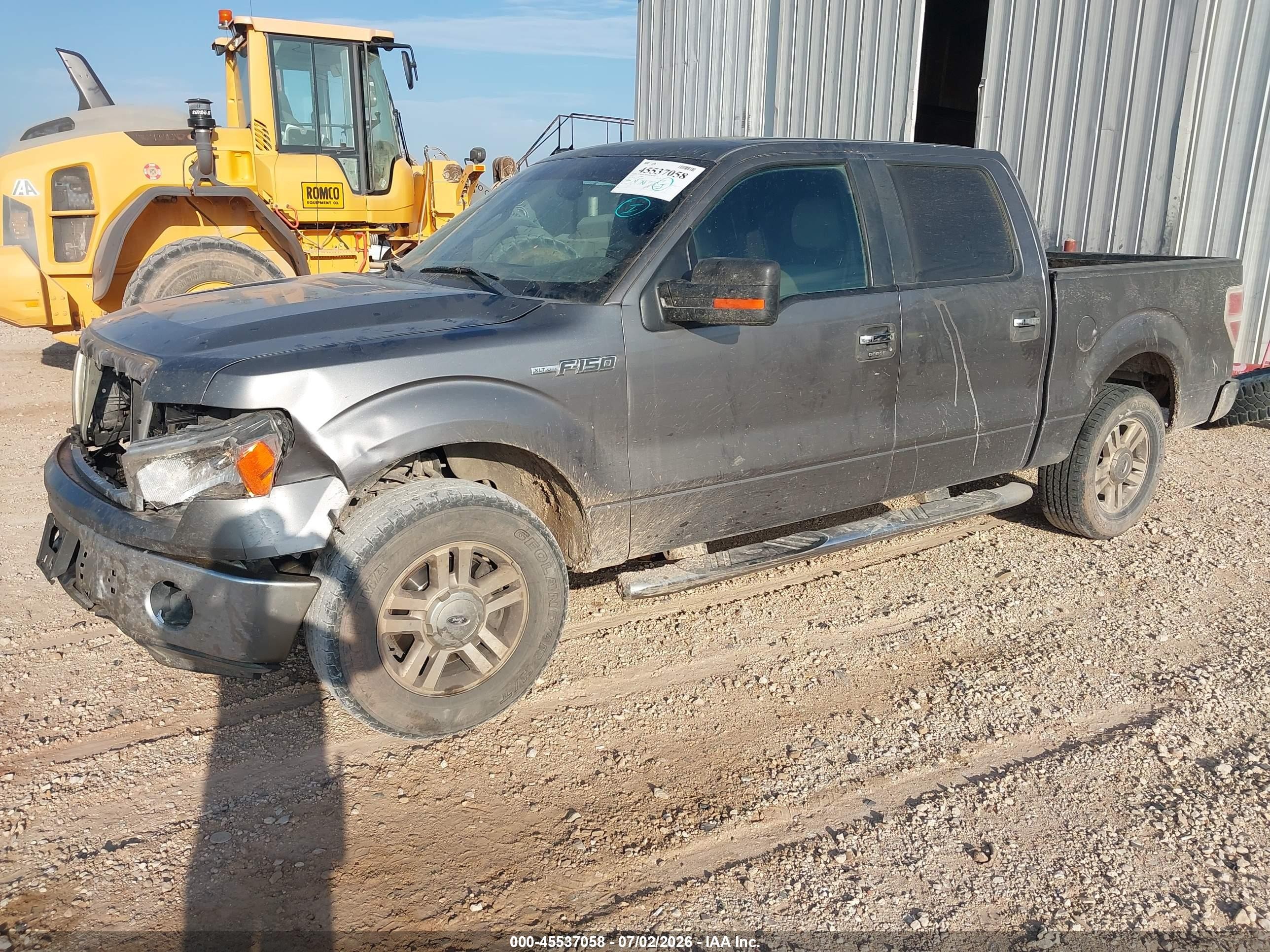 2010 Ford F-150 Fx2 Sport/xl/xlt Серый vin: 1FTEW1C80AKA75945