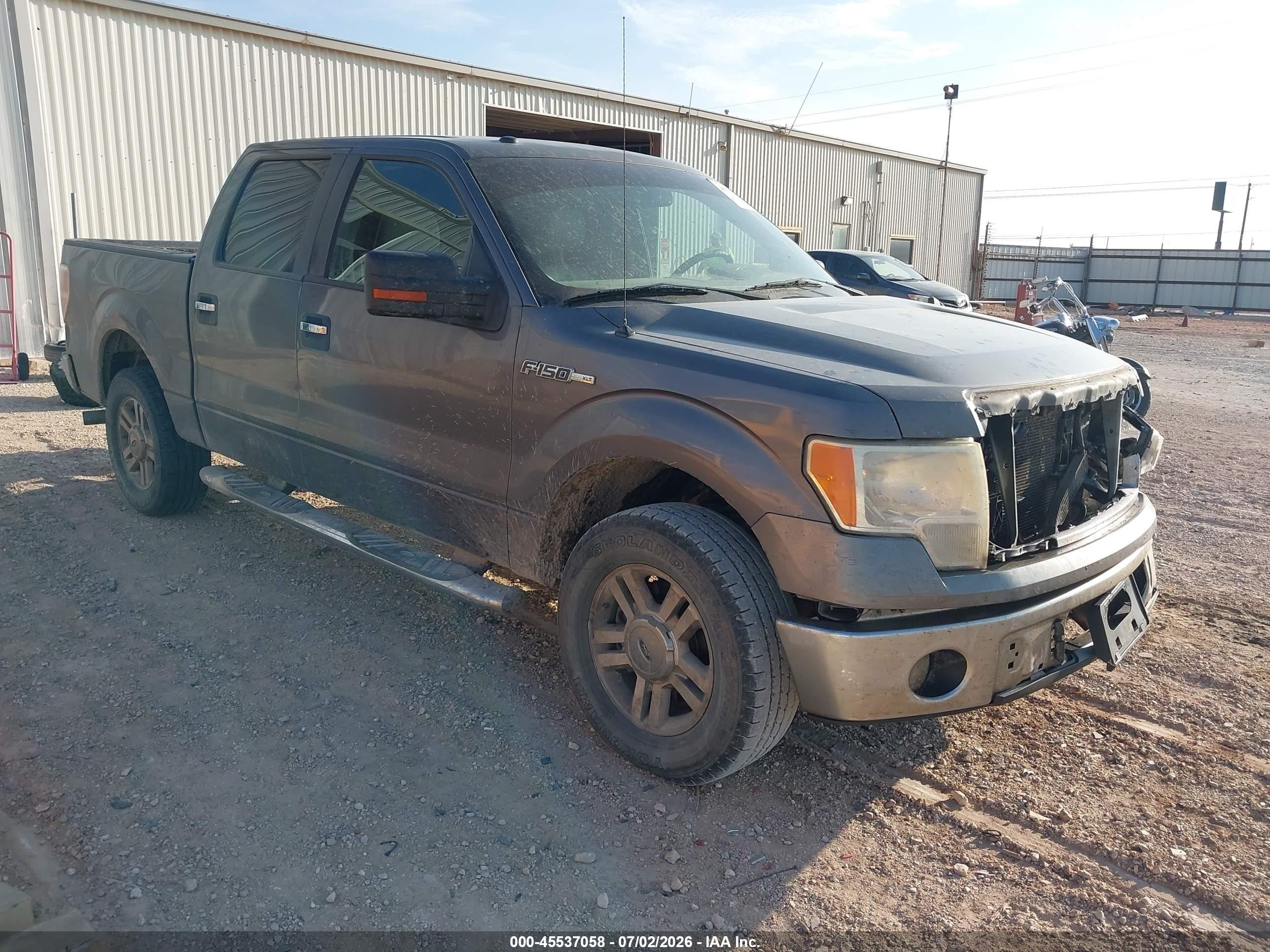 2010 Ford F-150 Fx2 Sport/xl/xlt Gray vin: 1FTEW1C80AKA75945