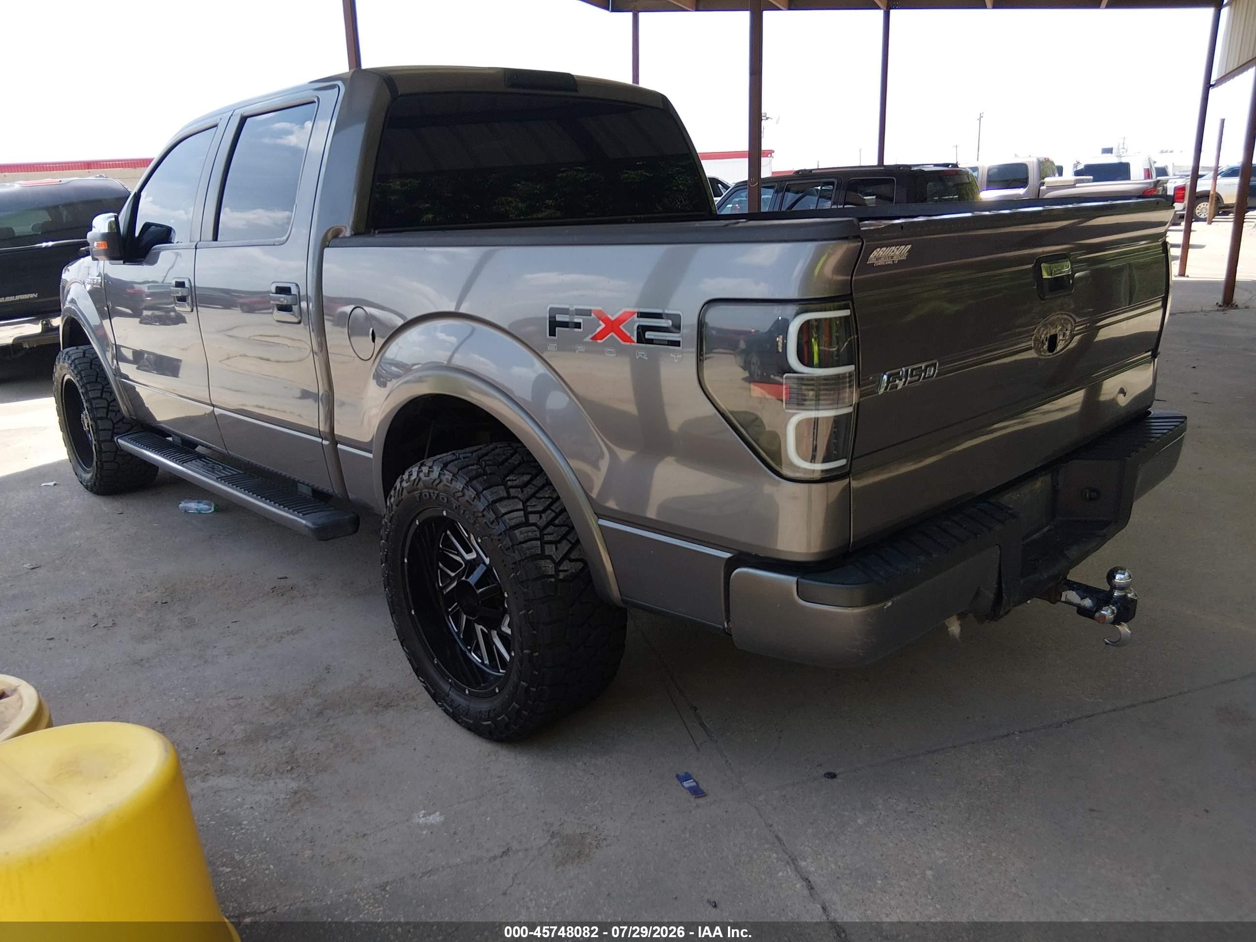 2010 Ford F-150 Fx2 Sport/xl/xlt Gray vin: 1FTEW1C80AKC20112