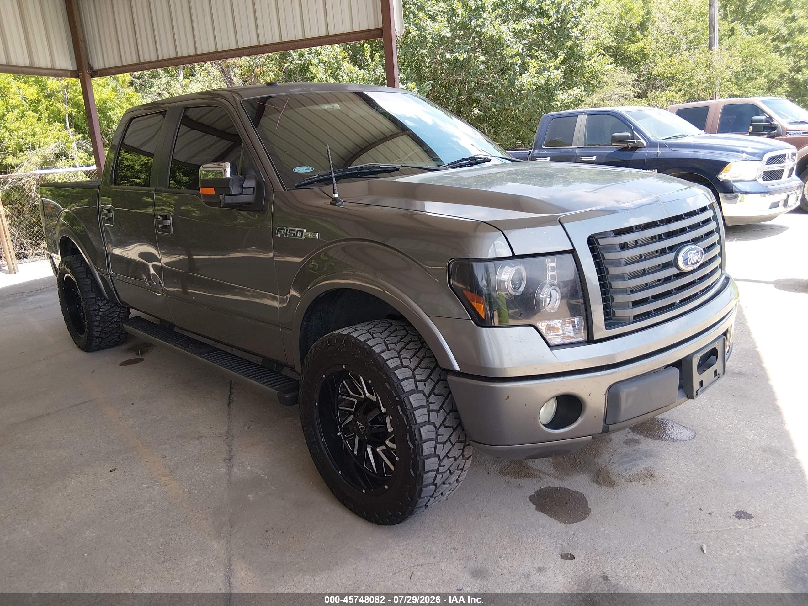 2010 Ford F-150 Fx2 Sport/xl/xlt Gray vin: 1FTEW1C80AKC20112