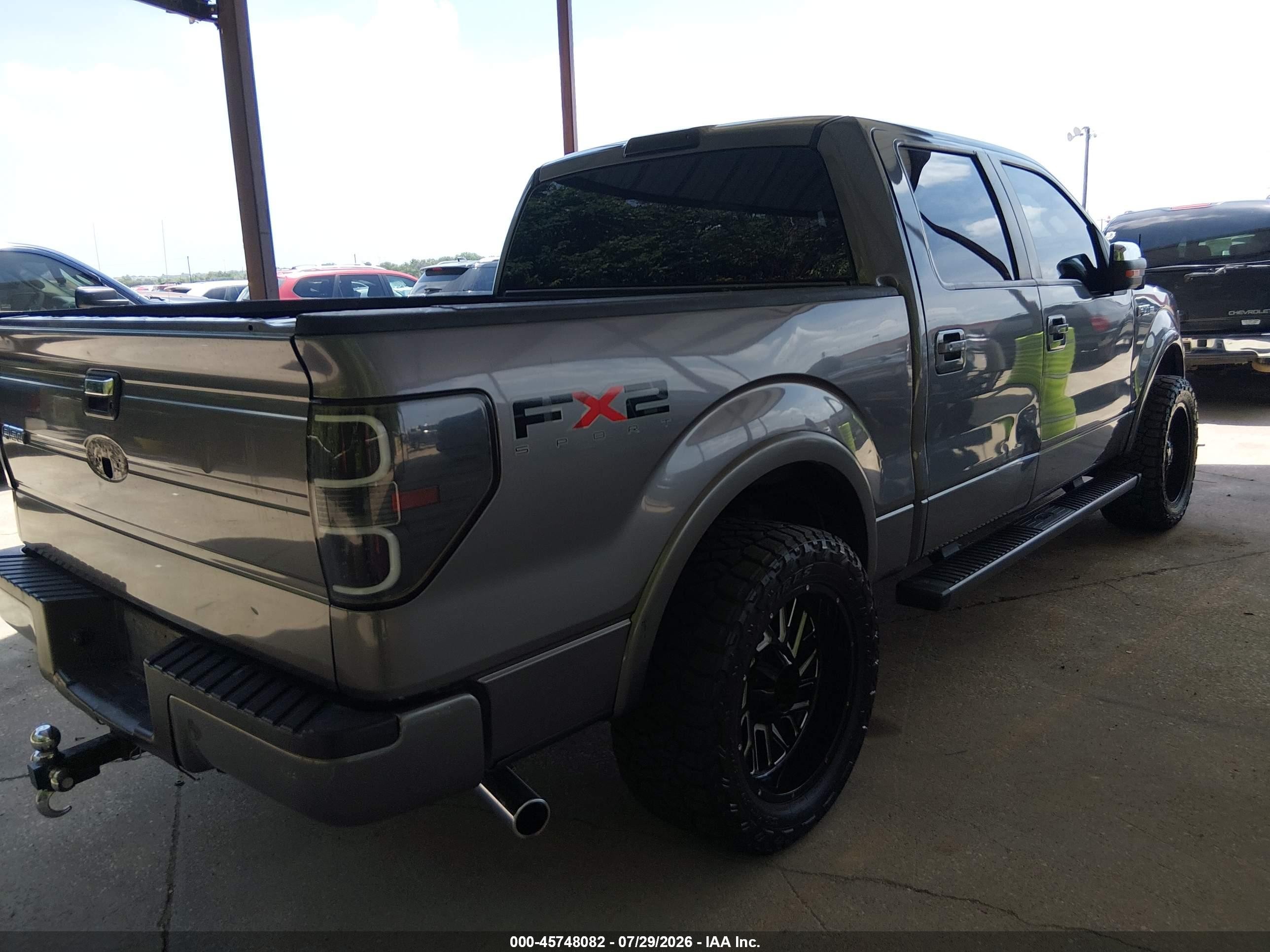2010 Ford F-150 Fx2 Sport/xl/xlt Gray vin: 1FTEW1C80AKC20112