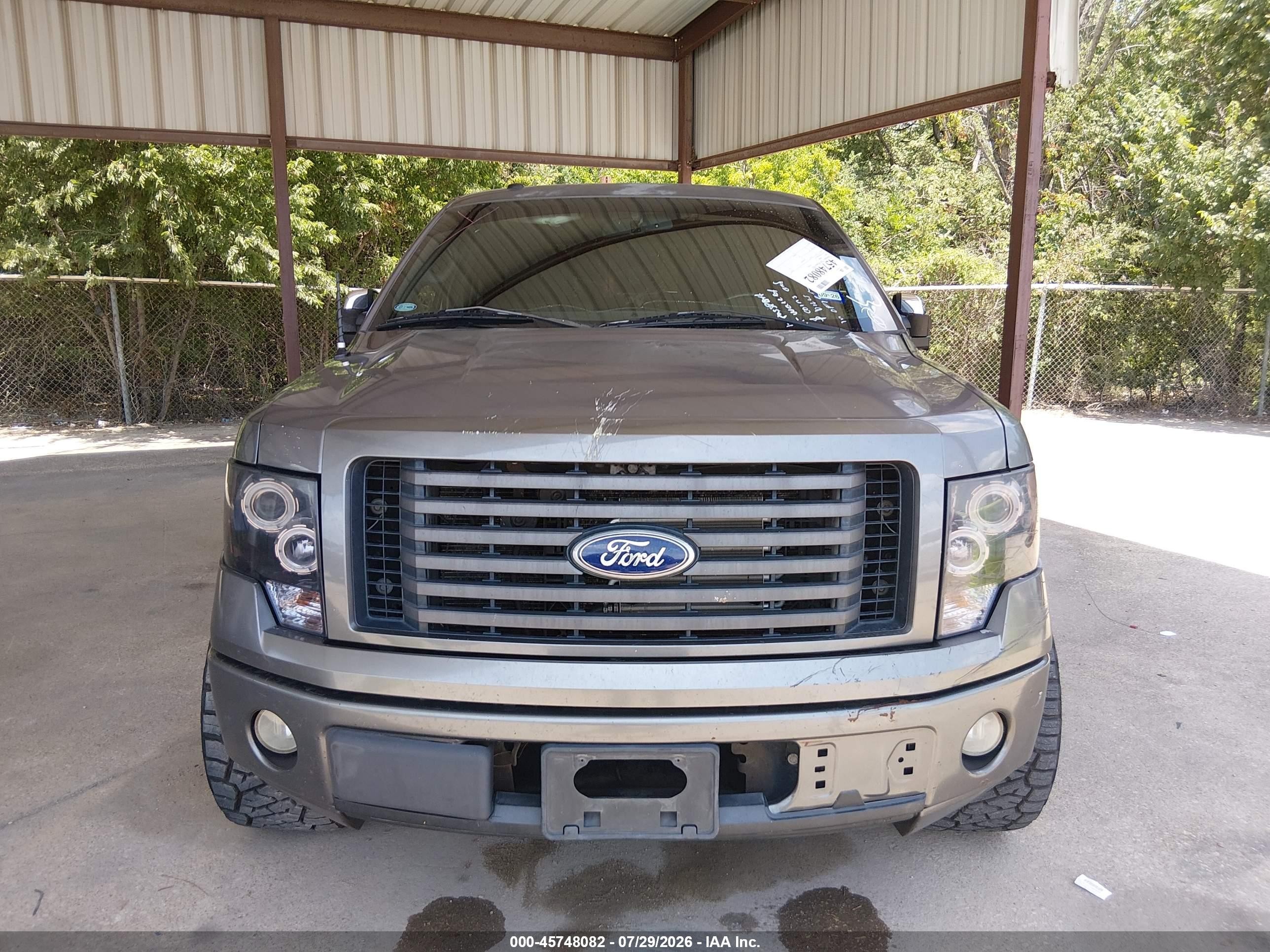 2010 Ford F-150 Fx2 Sport/xl/xlt Gray vin: 1FTEW1C80AKC20112
